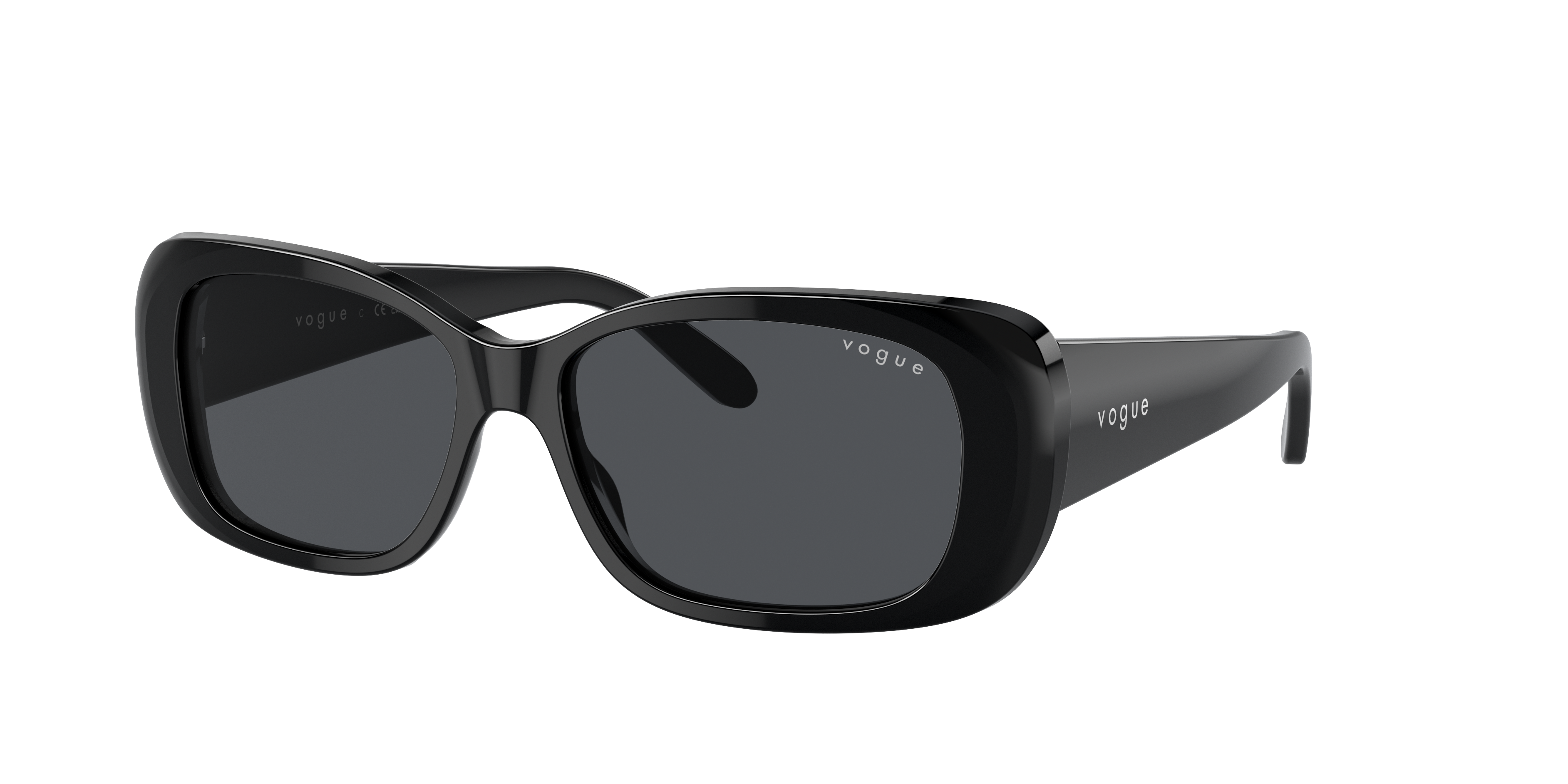Vogue Eyewear VO2606S in Black, three-quarter view #Colour_Black