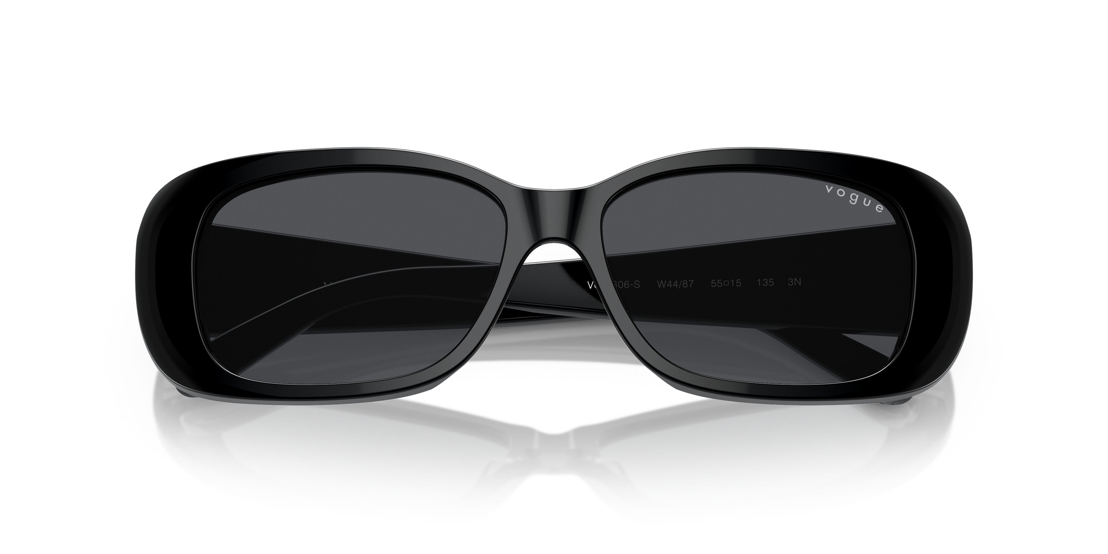 Vogue Eyewear VO2606S in Black, front detail view #Colour_Black