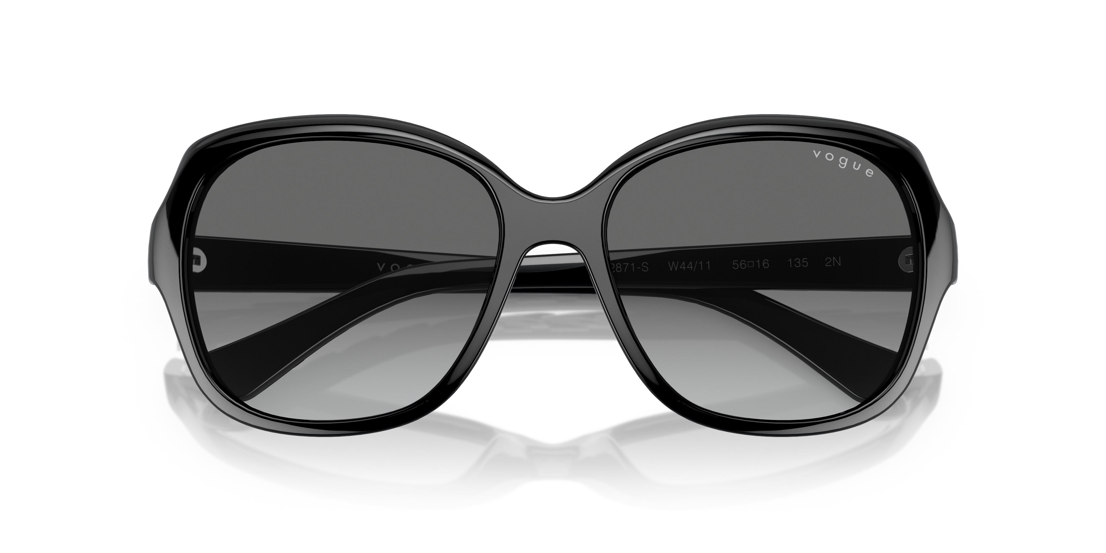 Vogue Eyewear VO2871S in Black, front detail view #Colour_Black