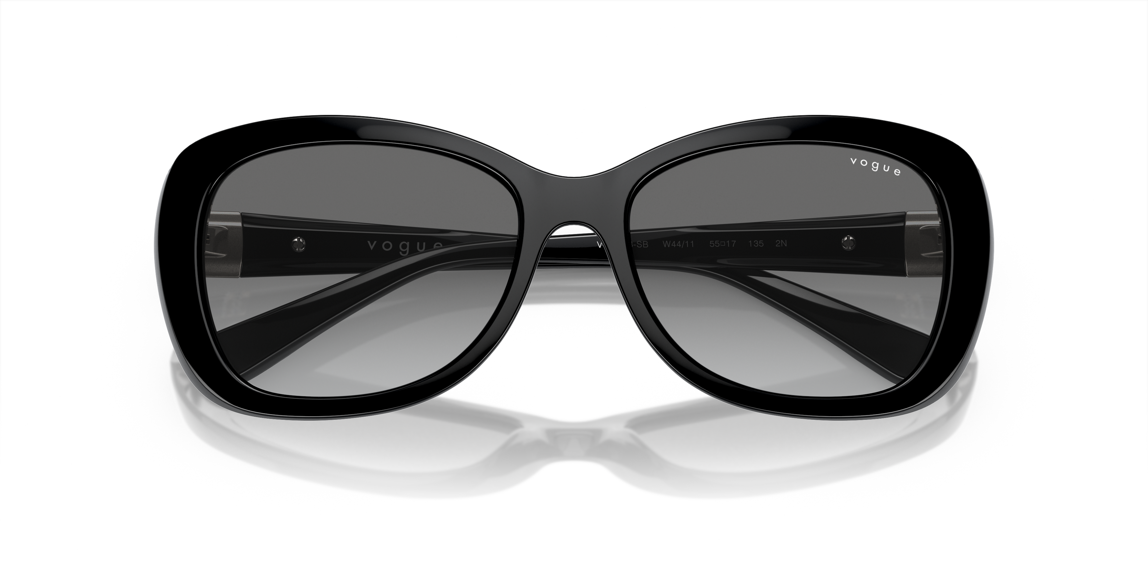 Vogue Eyewear VO2943SB in Black, front detail view #Colour_Black