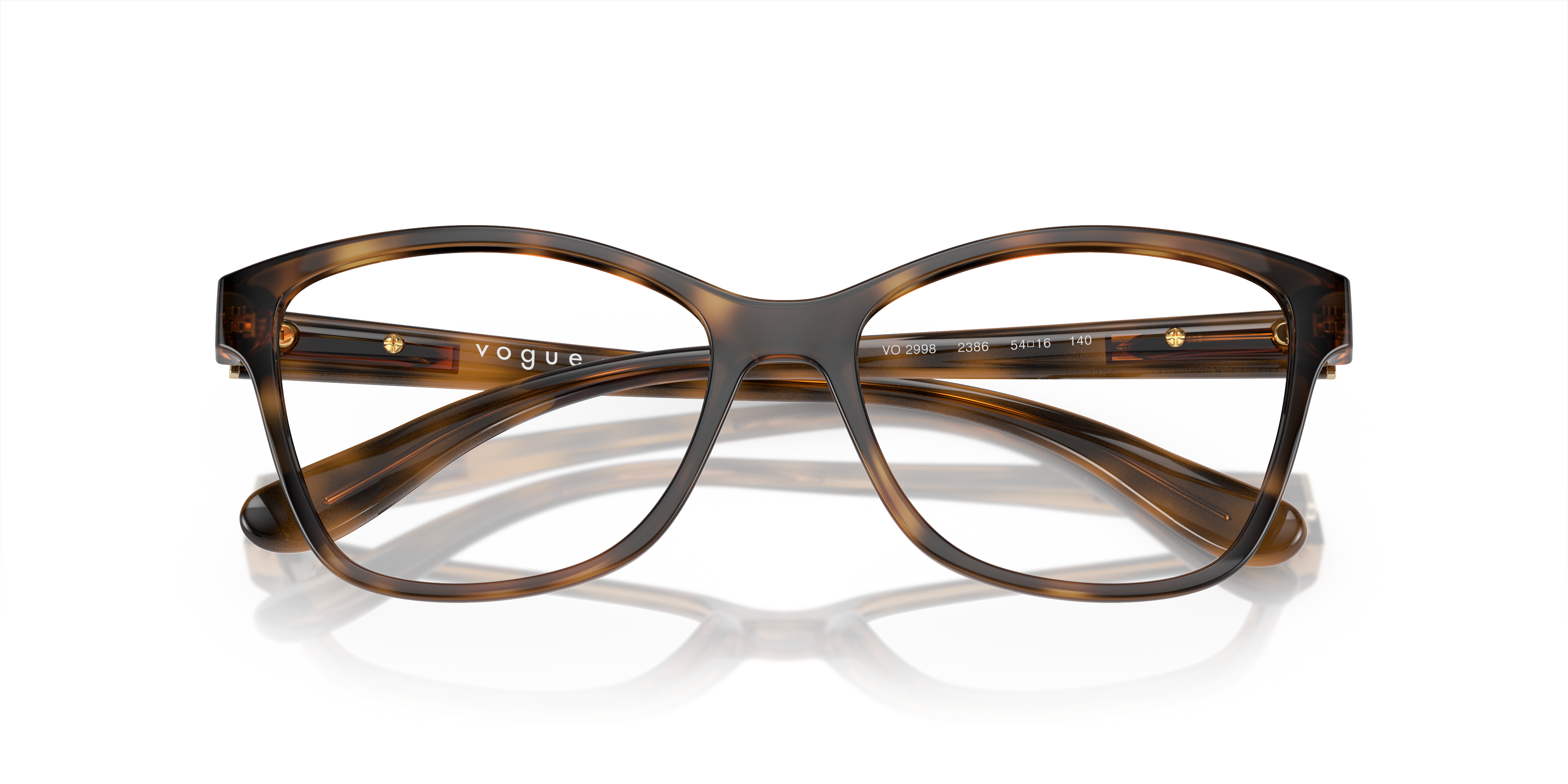Vogue Eyewear VO2998 in Havana, front detail view #Colour_Havana