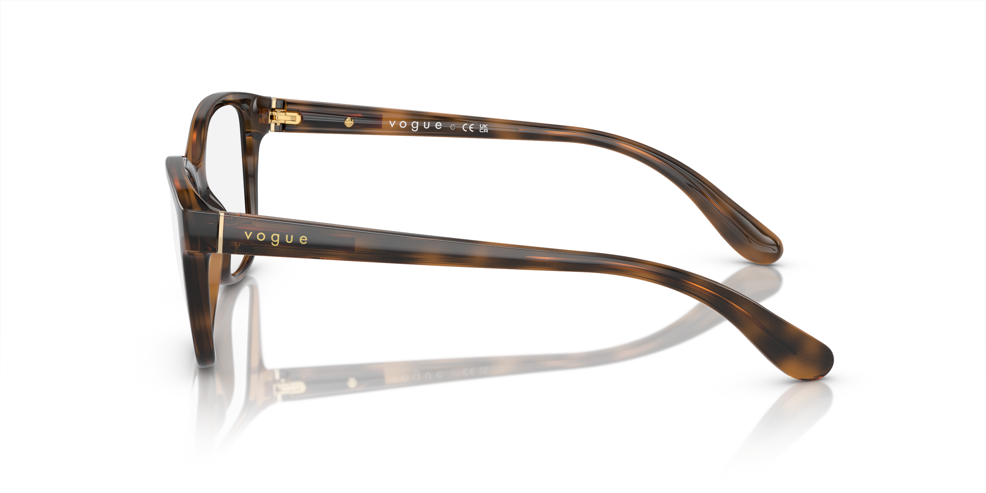Vogue Eyewear VO2998 in Havana, side view #Colour_Havana