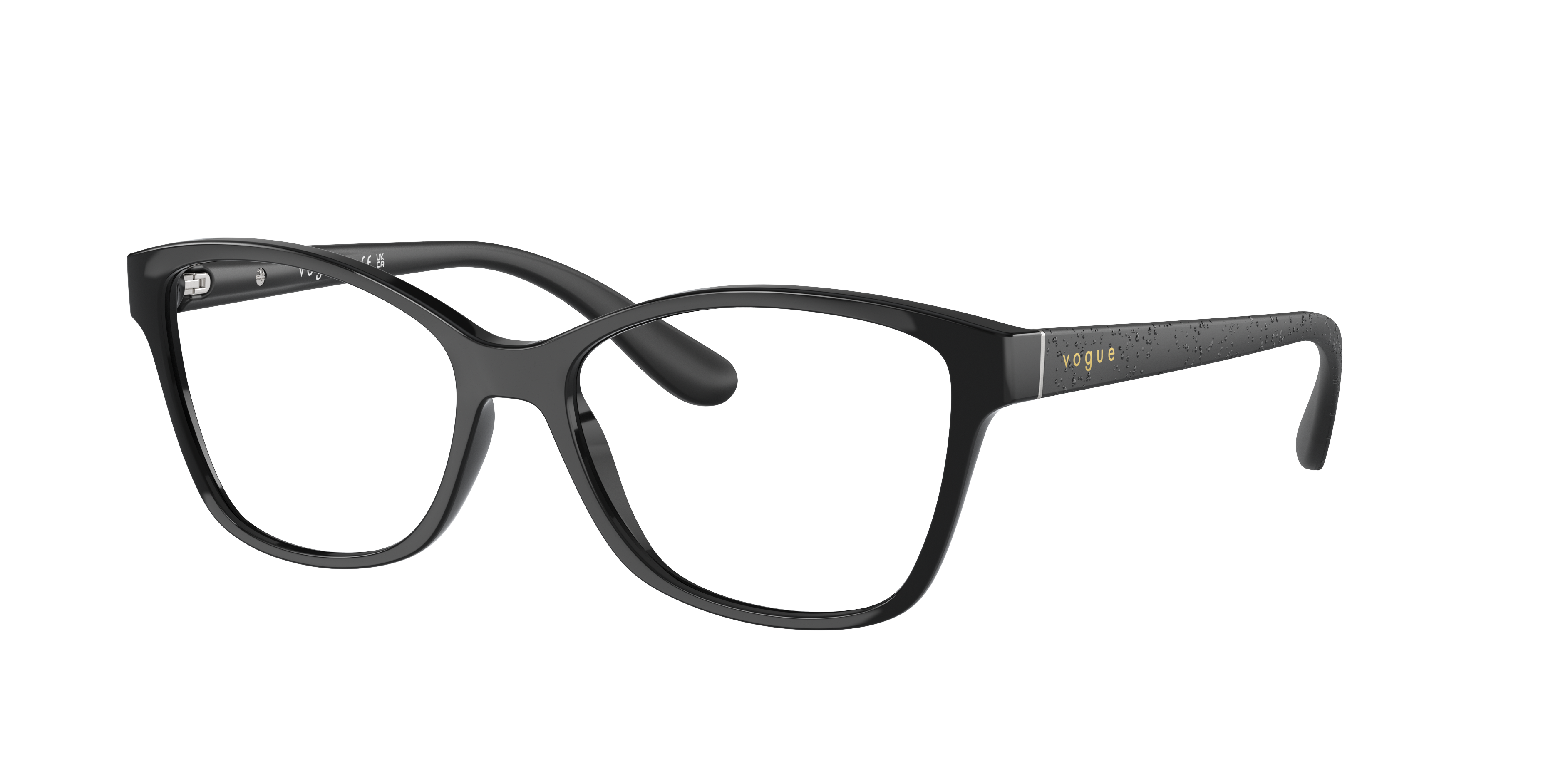 Vogue Eyewear VO2998 in Black, three-quarter view #Colour_Black