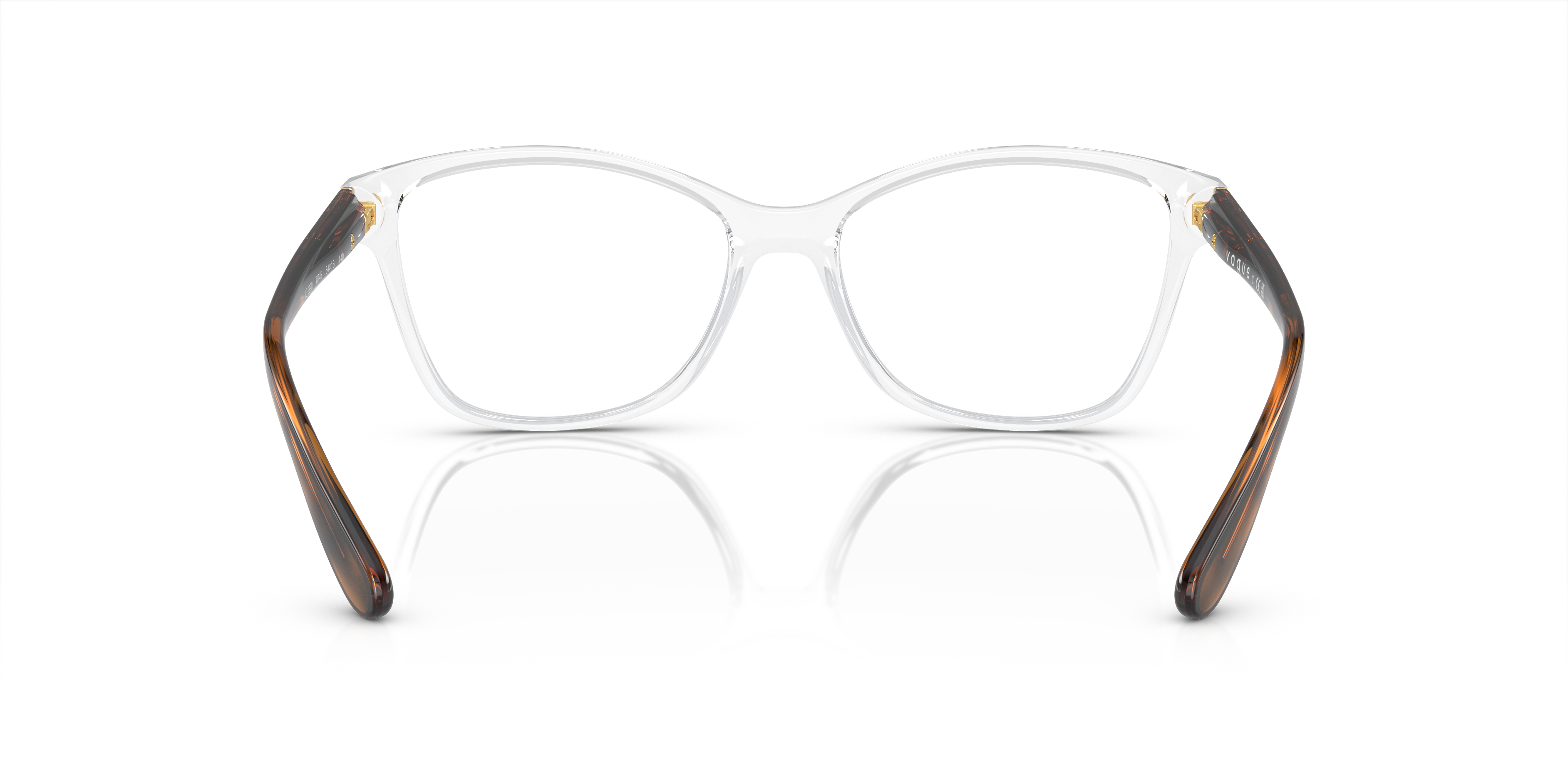 Vogue Eyewear VO2998 in Transparent, back view #Colour_Transparent