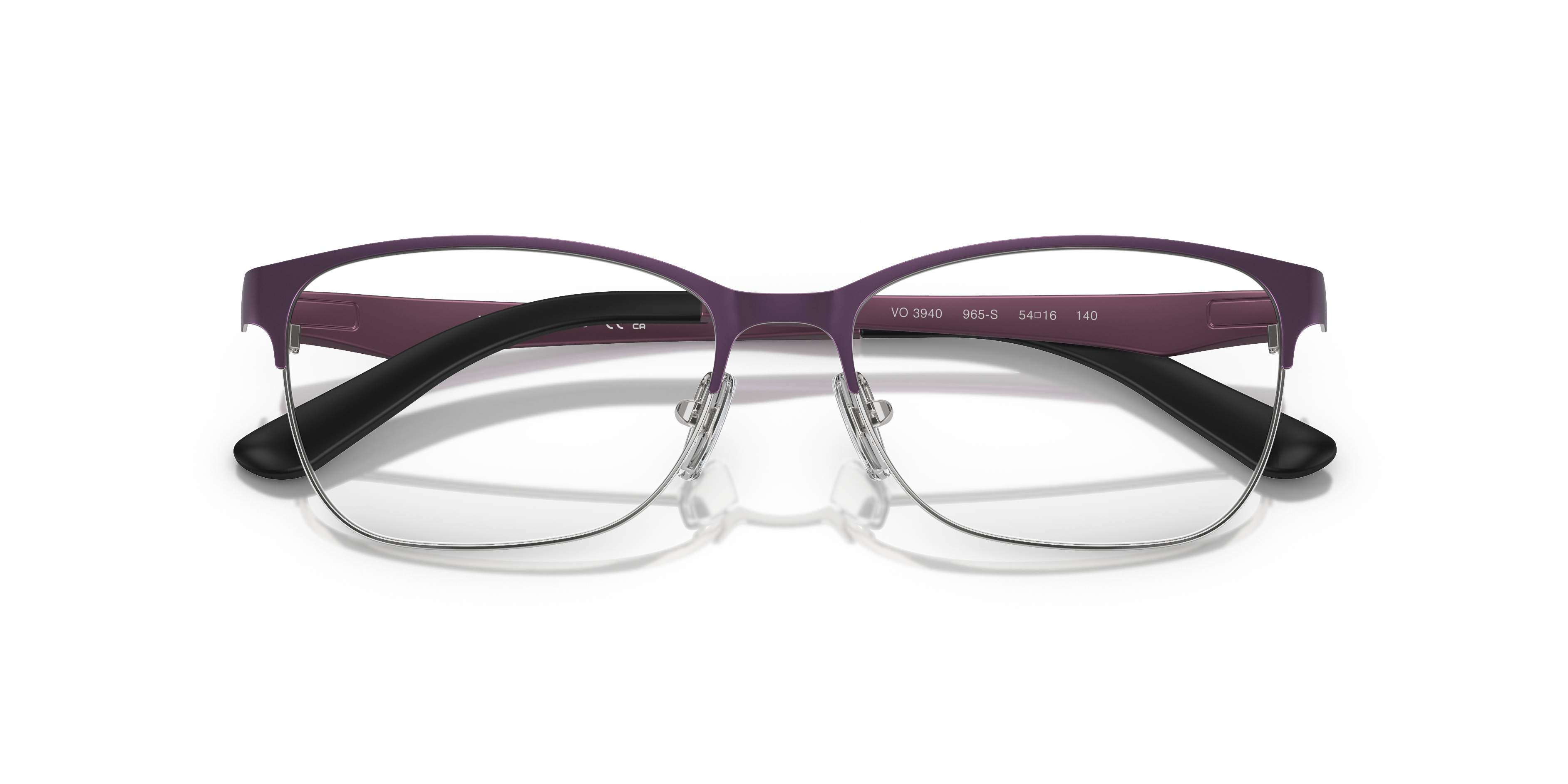 Vogue Eyewear VO3940 in Plum, front detail view #Colour_Plum