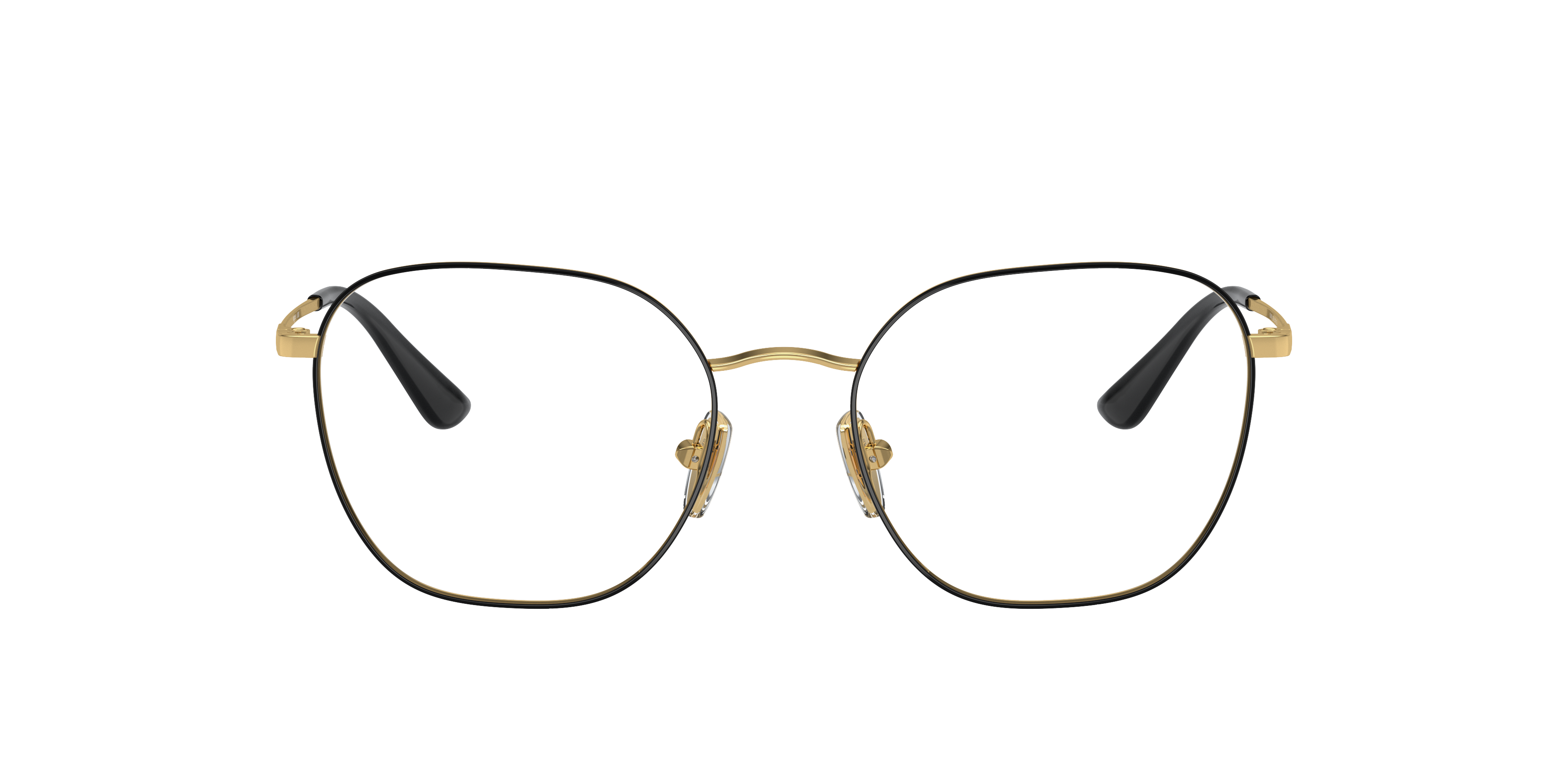 Vogue Eyewear VO4178 in Top Black/Gold, front view #Colour_Top Black/Gold