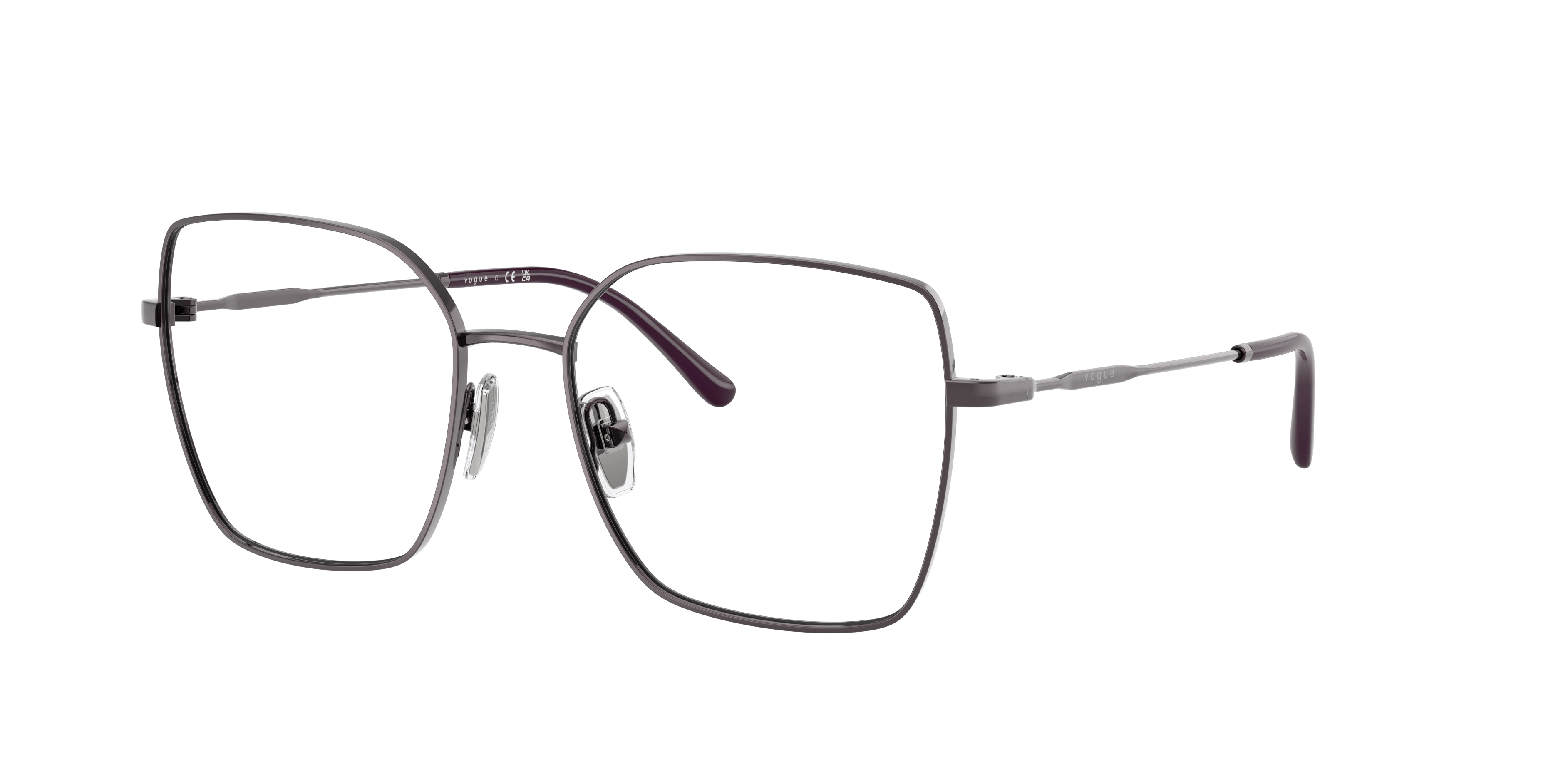 Vogue Eyewear VO4274 in Light Violet, three-quarter view #Colour_Light Violet