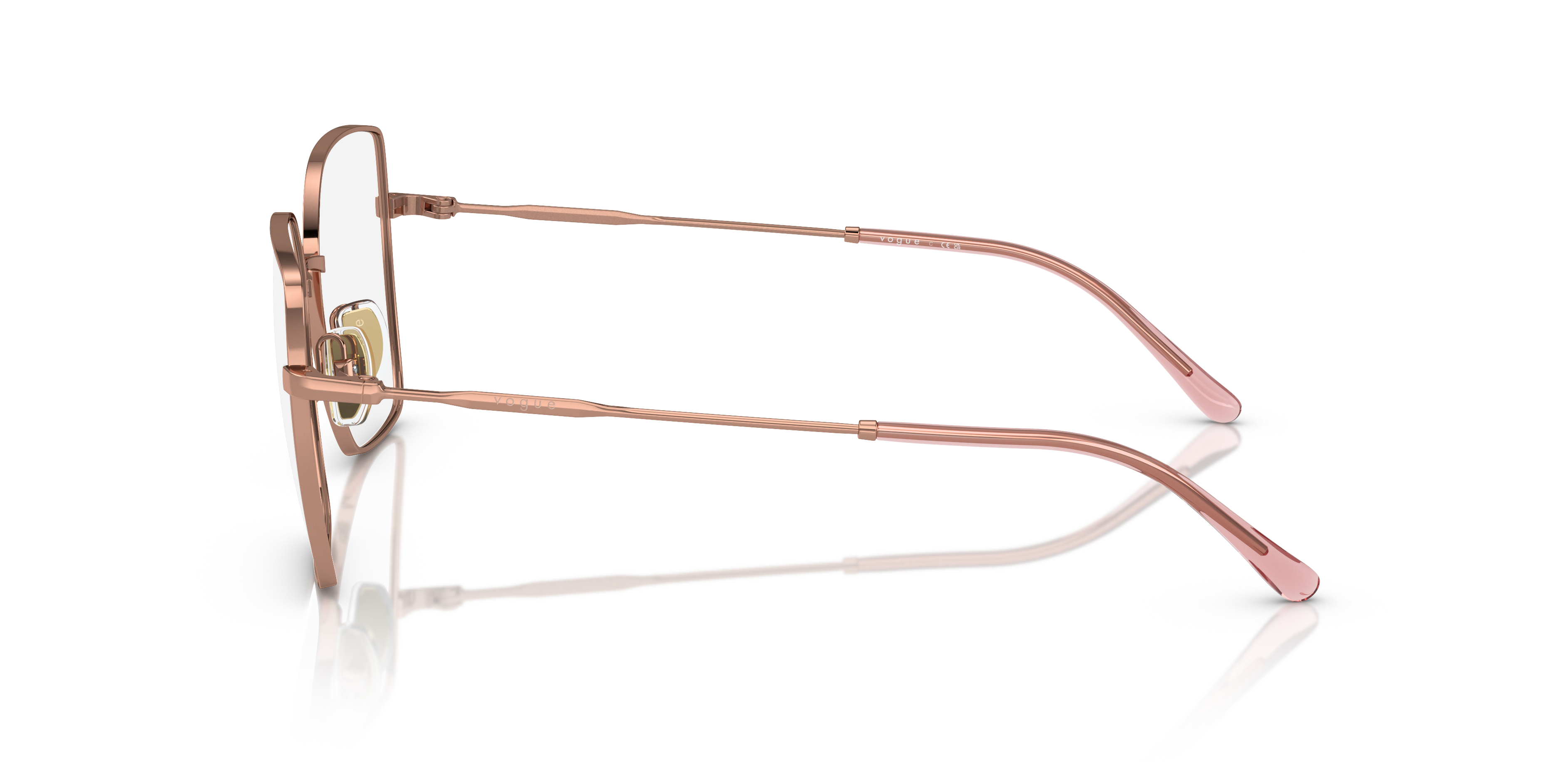 Vogue Eyewear VO4274 in Rose Gold, side view #Colour_Rose Gold