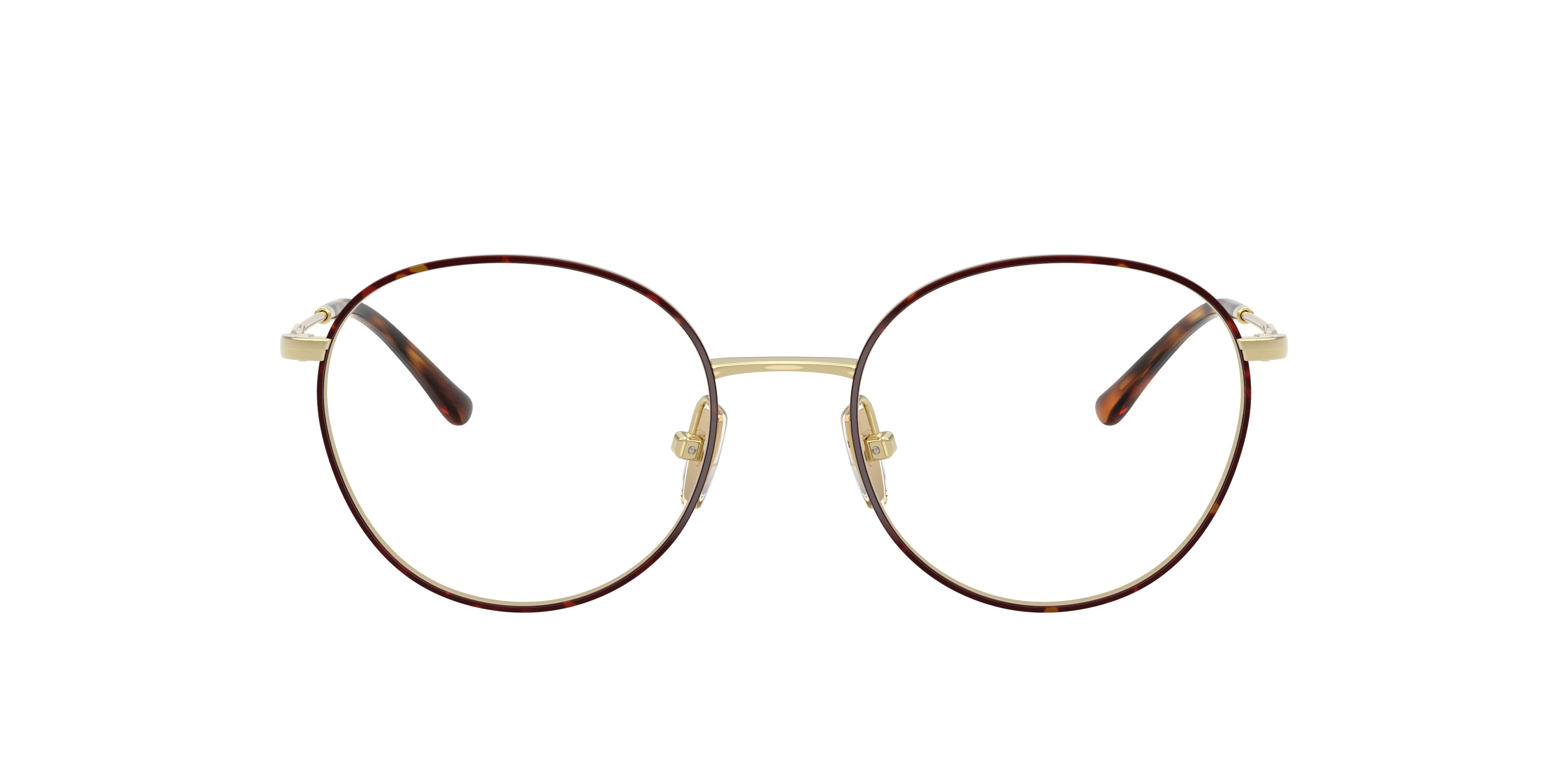 Vogue Eyewear VO4280T in Top Havana/Light Gold, front view #Colour_Top Havana/Light Gold