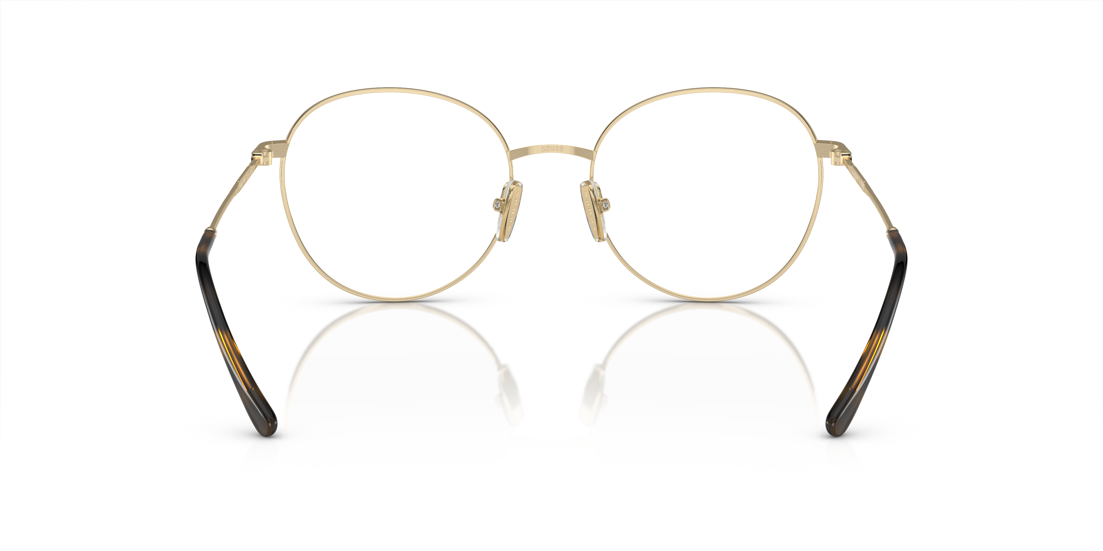 Vogue Eyewear VO4280 in Top Havana/Pale Gold, back view #Colour_Top Havana/Pale Gold