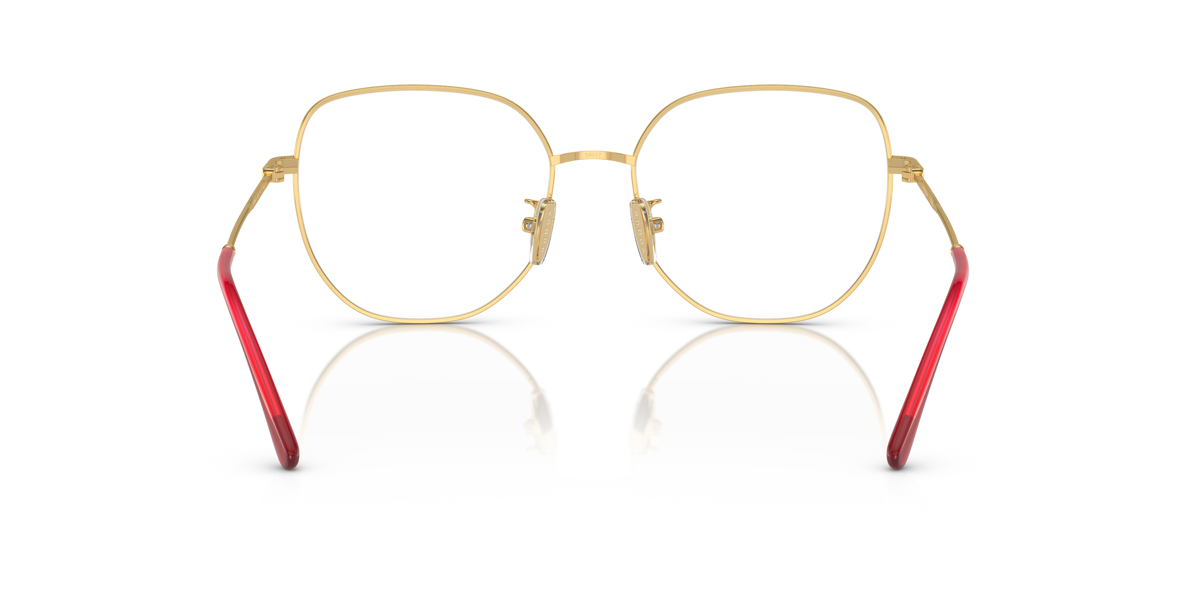 Vogue Eyewear VO4296D in Gold, back view #Colour_Gold