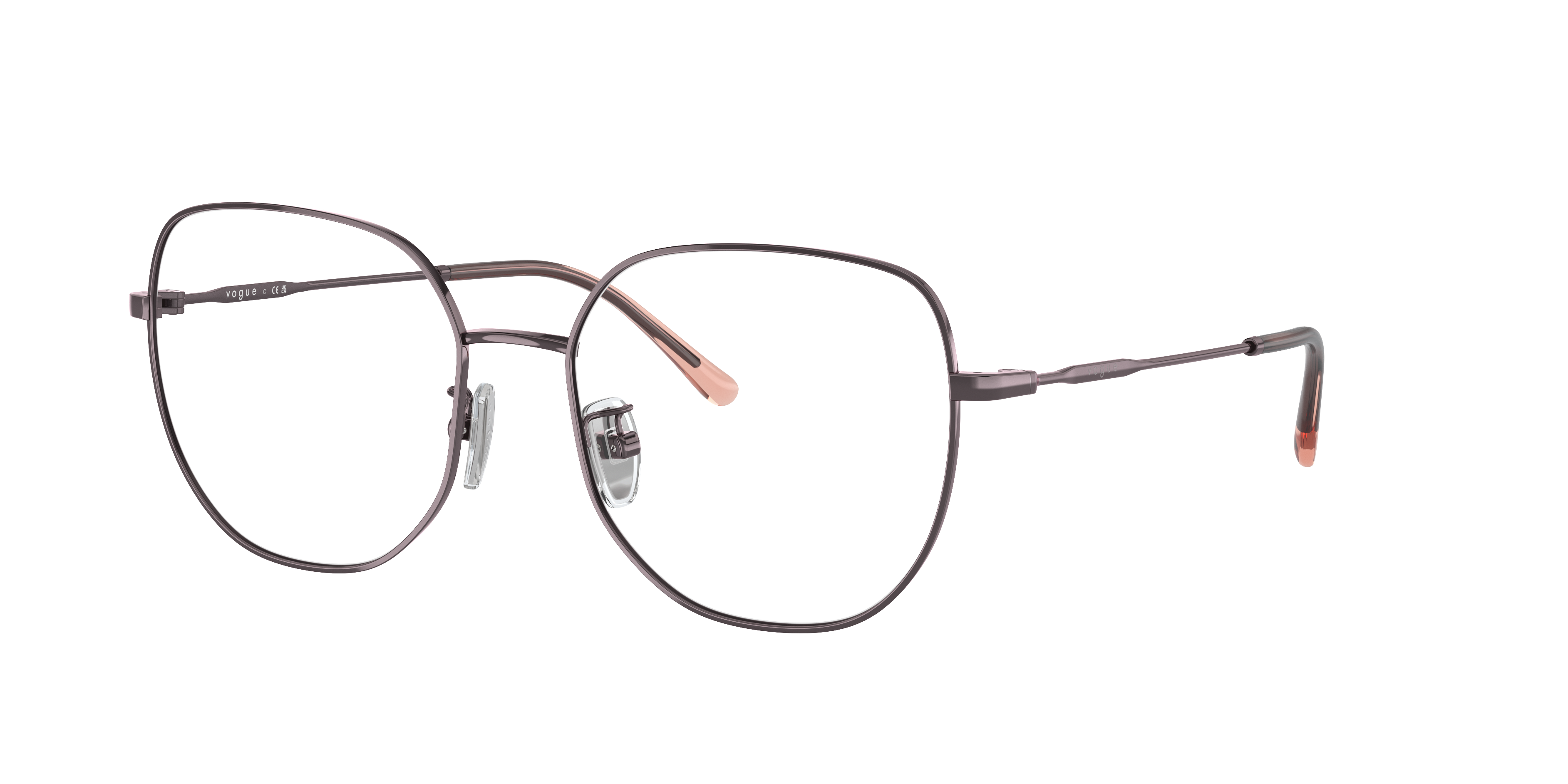Vogue Eyewear VO4296D in Light Violet, three-quarter view #Colour_Light Violet