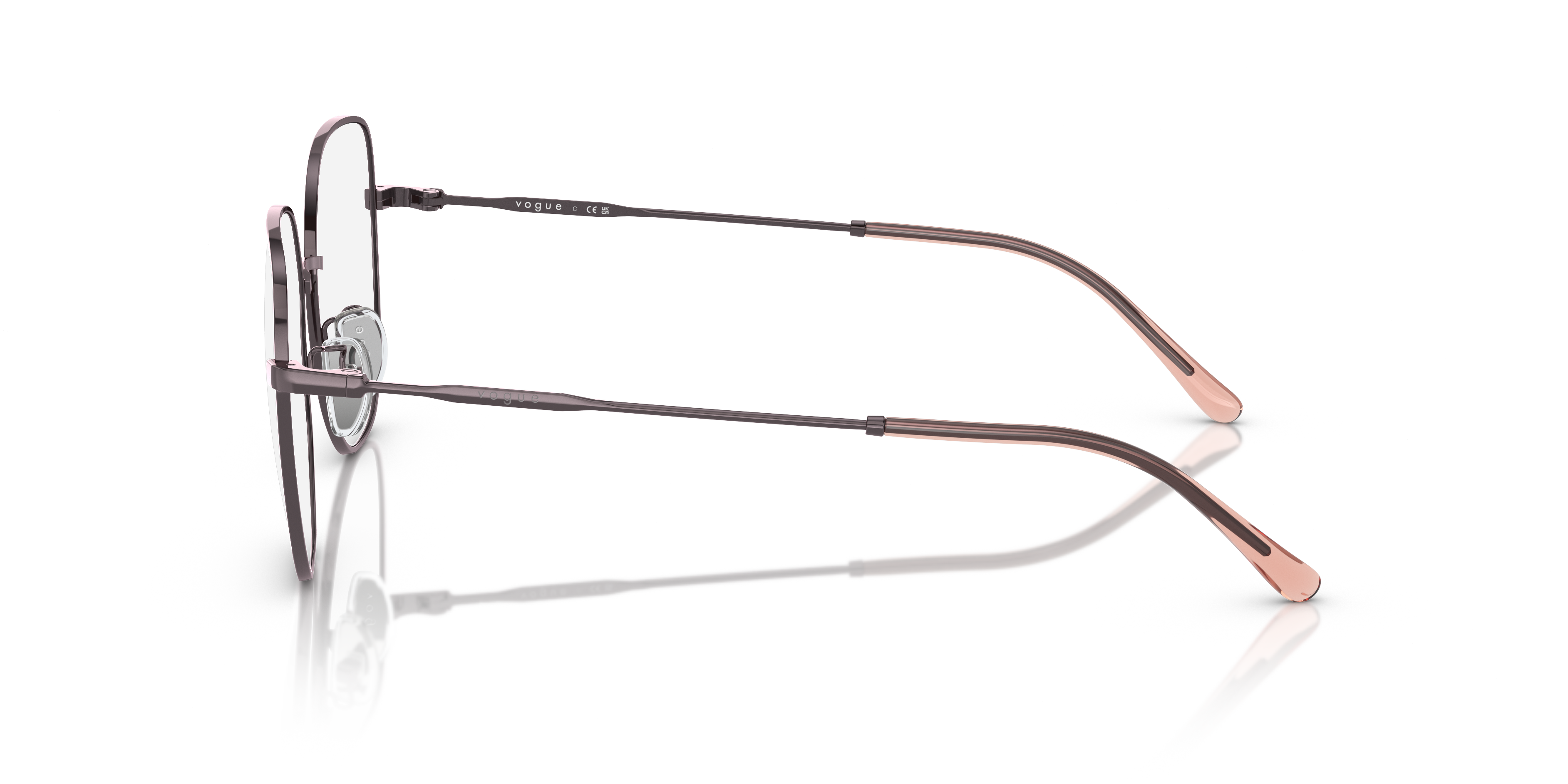 Vogue Eyewear VO4296D in Light Violet, side view #Colour_Light Violet