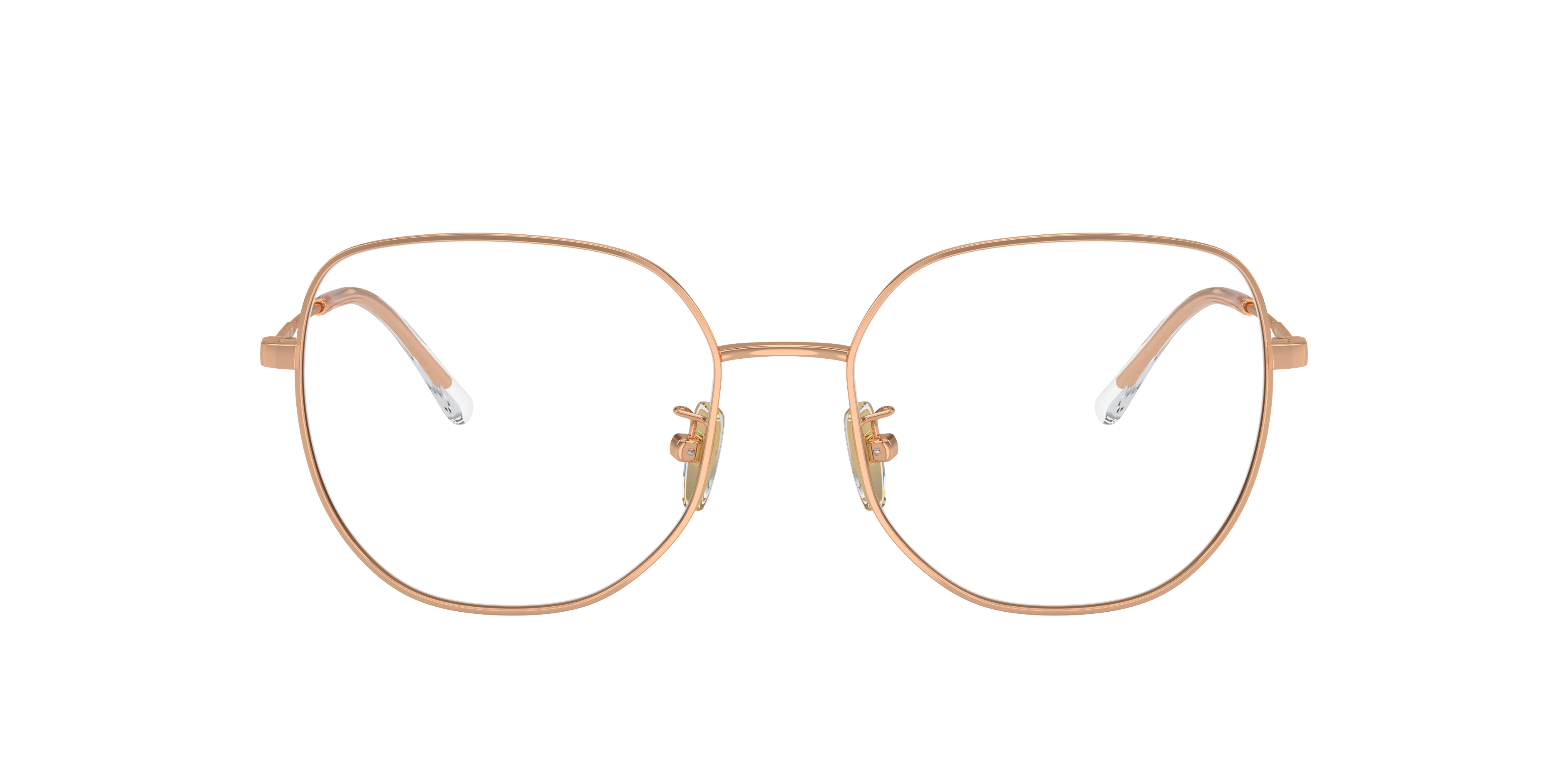 Vogue Eyewear VO4296D in Rose Gold, front view #Colour_Rose Gold