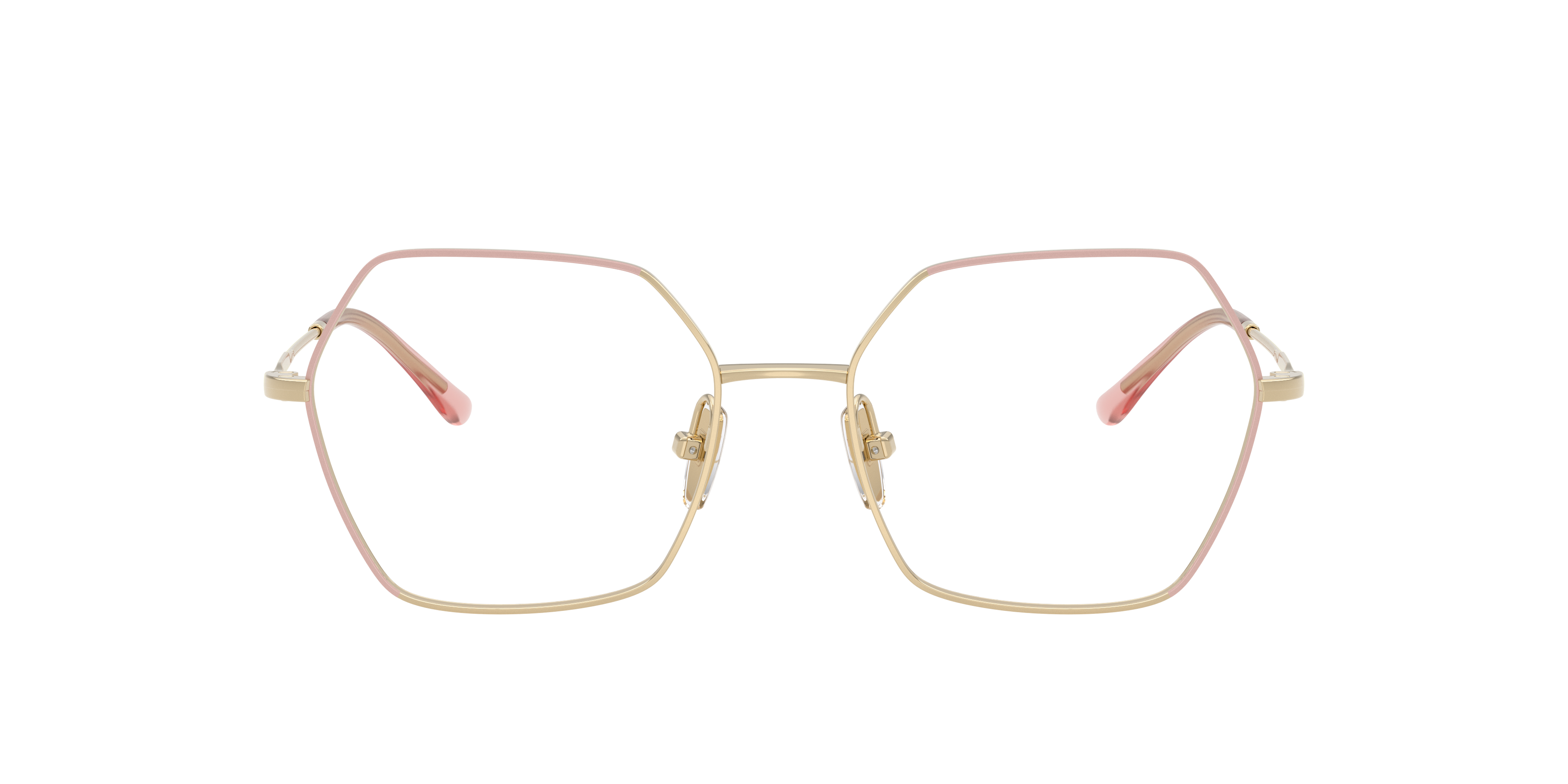 Vogue Eyewear VO4297T in Top Nude/Light Gold, front view #Colour_Top Nude/Light Gold