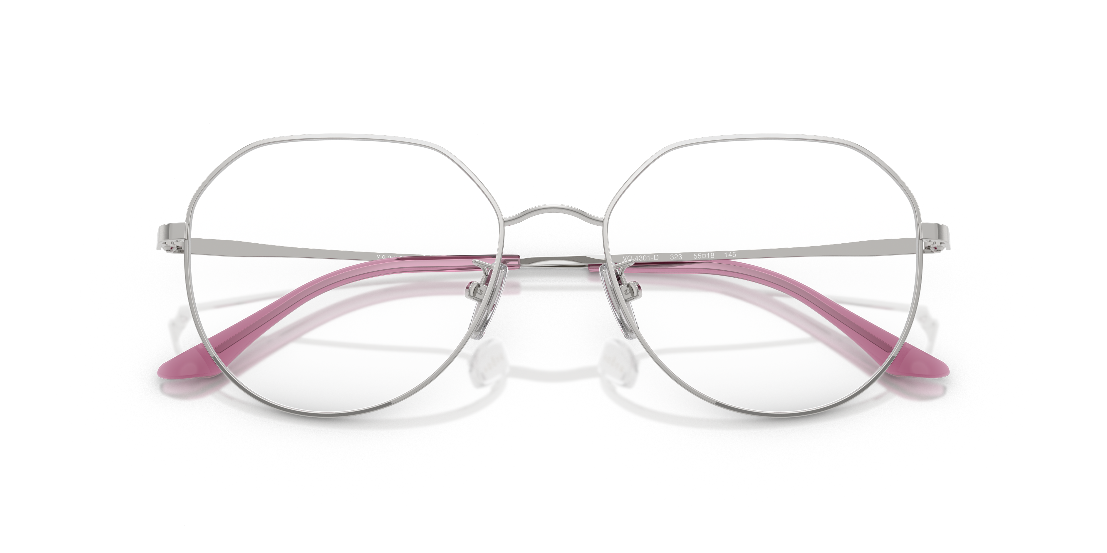 Vogue Eyewear VO4301D in Silver, front detail view #Colour_Silver
