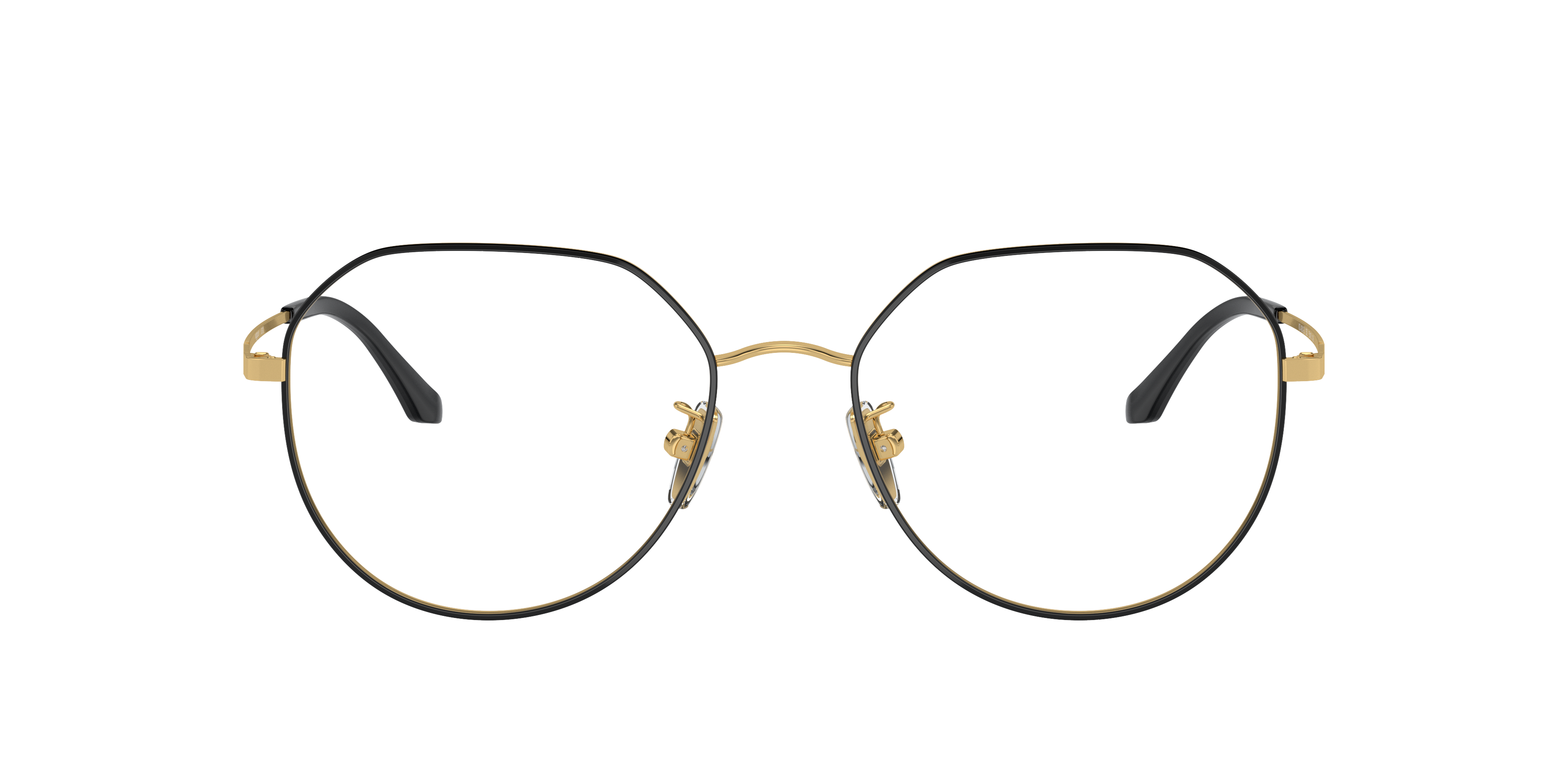 Vogue Eyewear VO4301D in Top Black/Gold, front view #Colour_Top Black/Gold