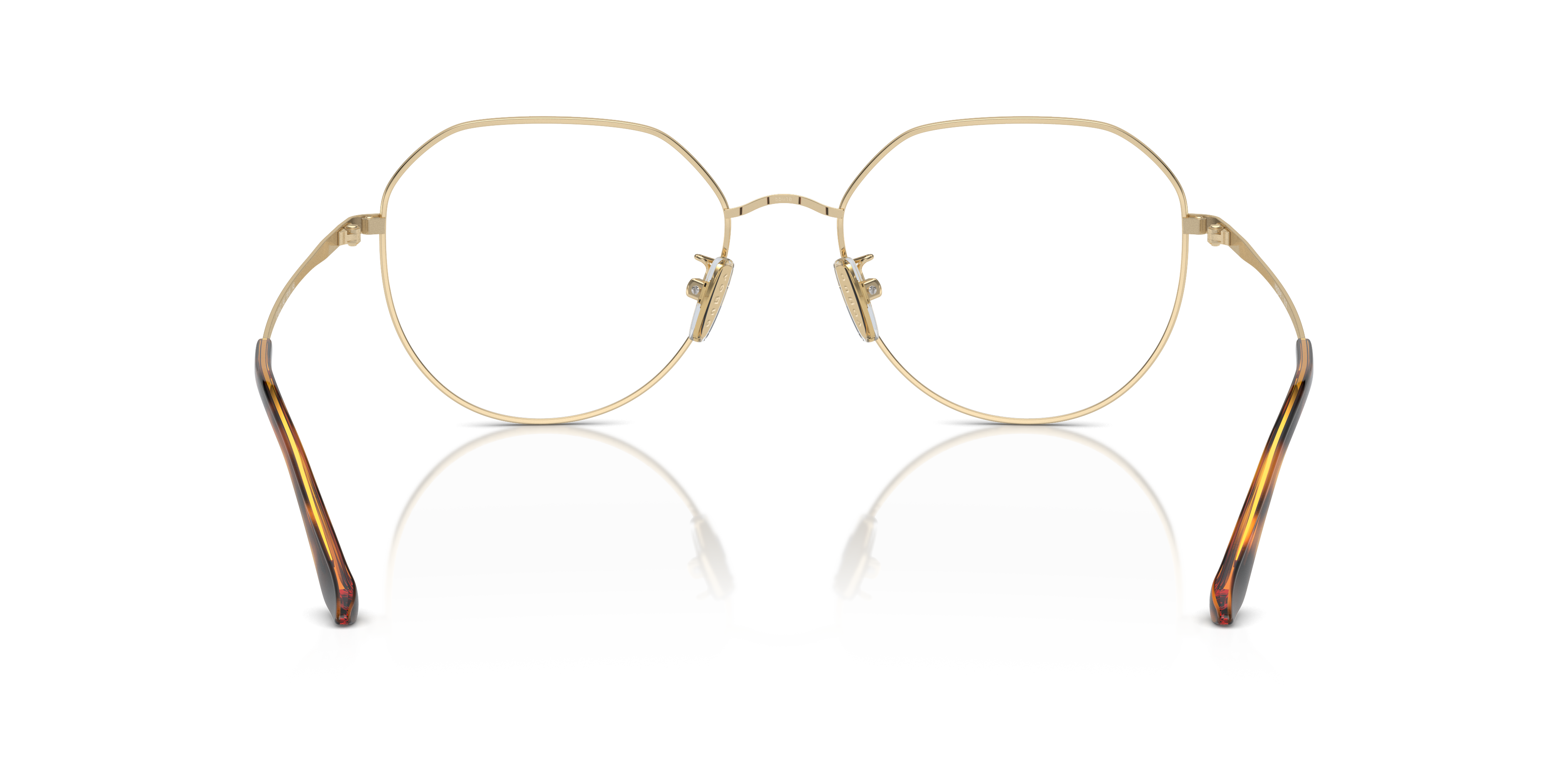 Vogue Eyewear VO4301D in Pale Gold, back view #Colour_Pale Gold