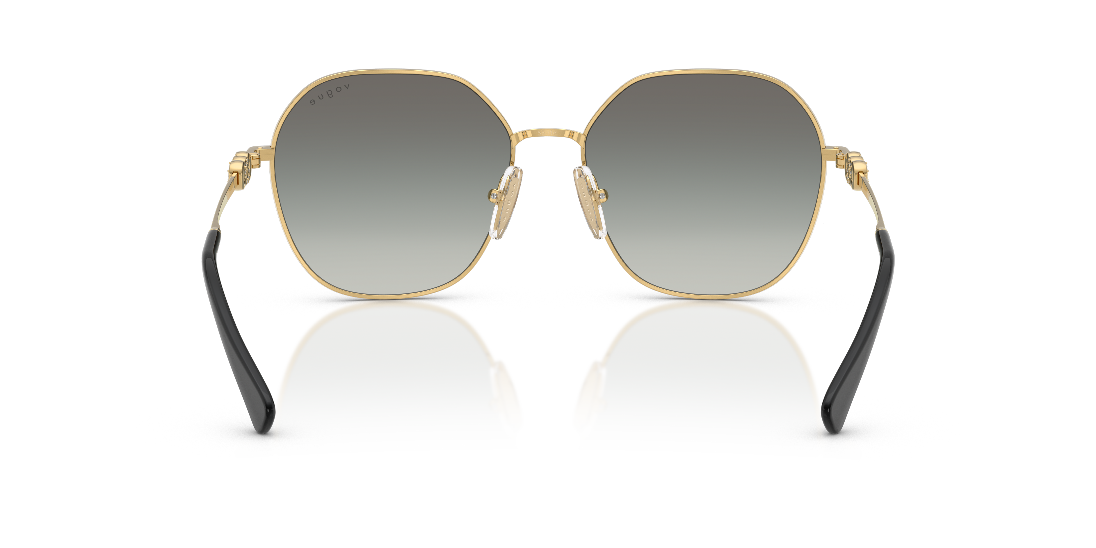 Vogue Eyewear VO4318SB in Gold, back view #Colour_Gold