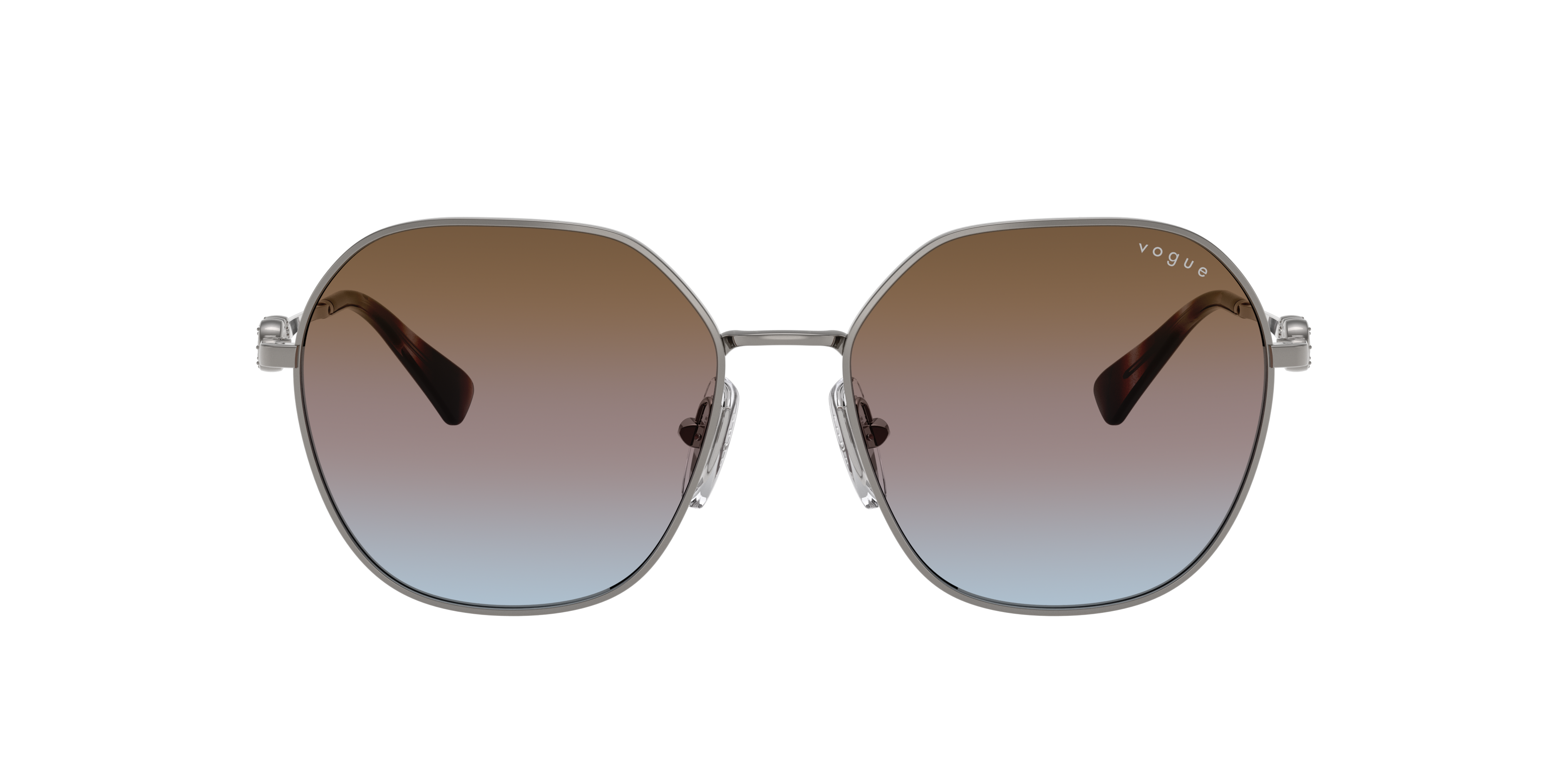 Vogue Eyewear VO4318SB in Gunmetal, front view #Colour_Gunmetal