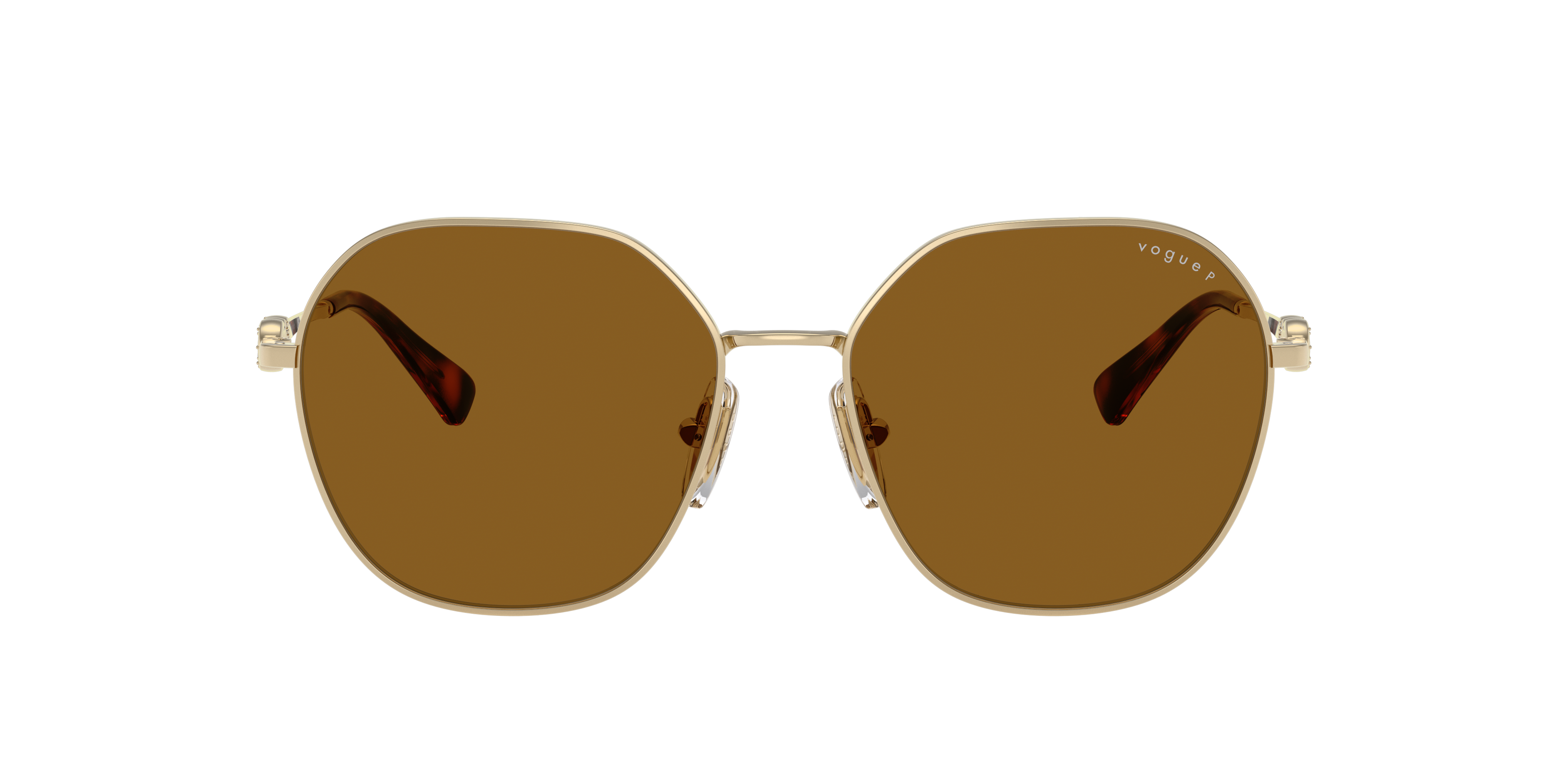 Vogue Eyewear VO4318SB in Pale Gold, front view #Colour_Pale Gold