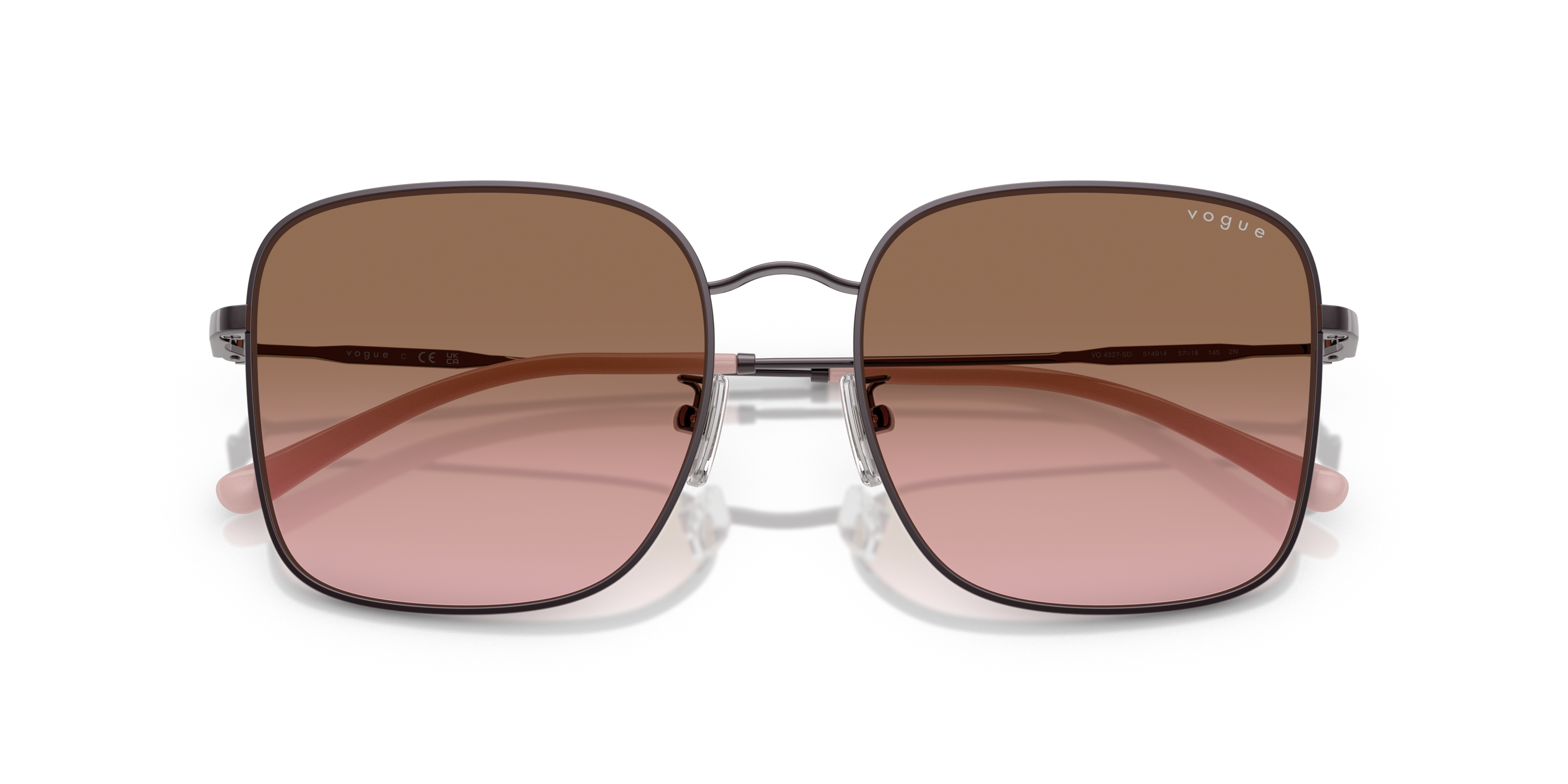 Vogue Eyewear VO4327SD in Light Violet, front detail view #Colour_Light Violet
