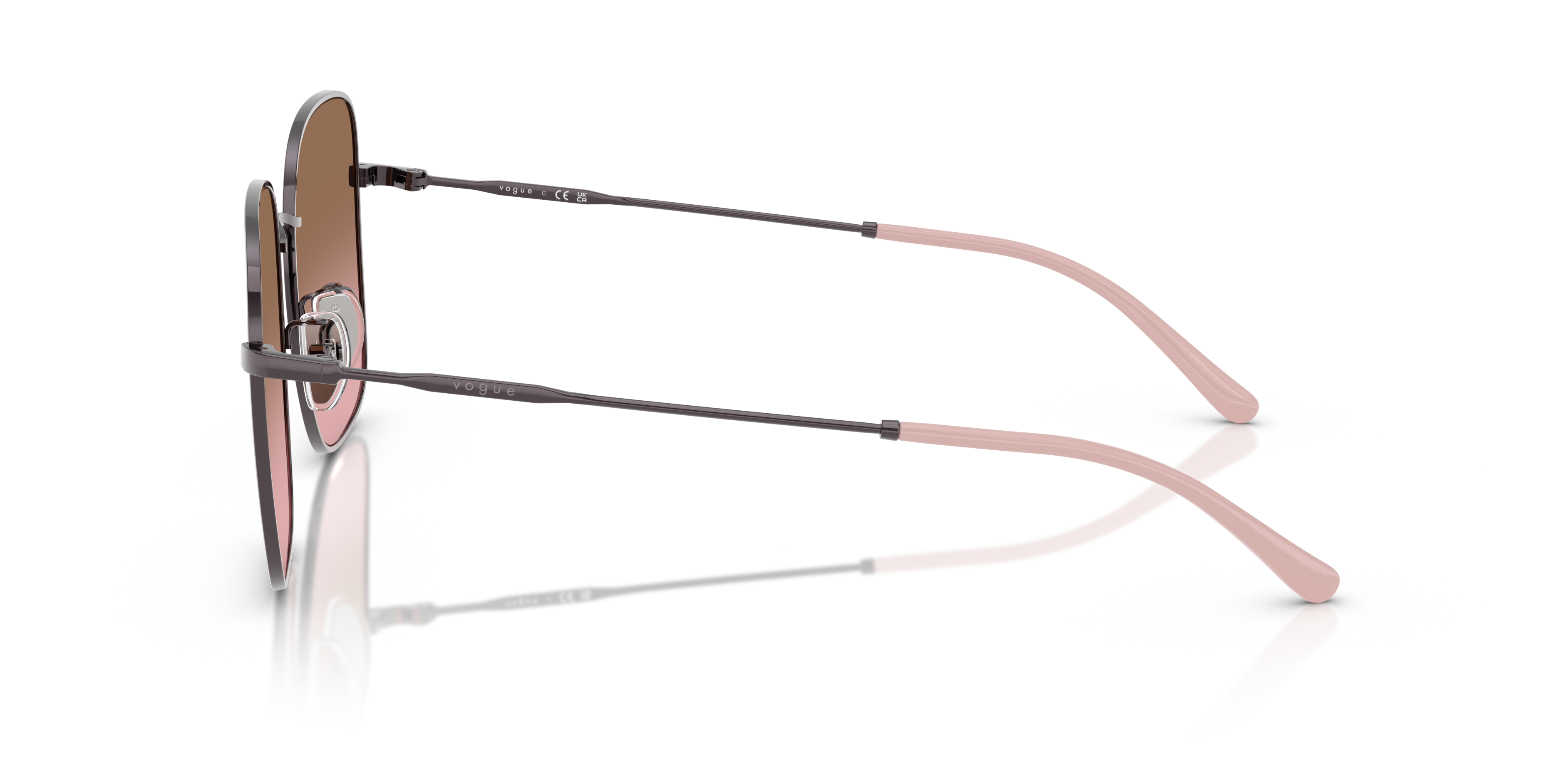 Vogue Eyewear VO4327SD in Light Violet, side view #Colour_Light Violet