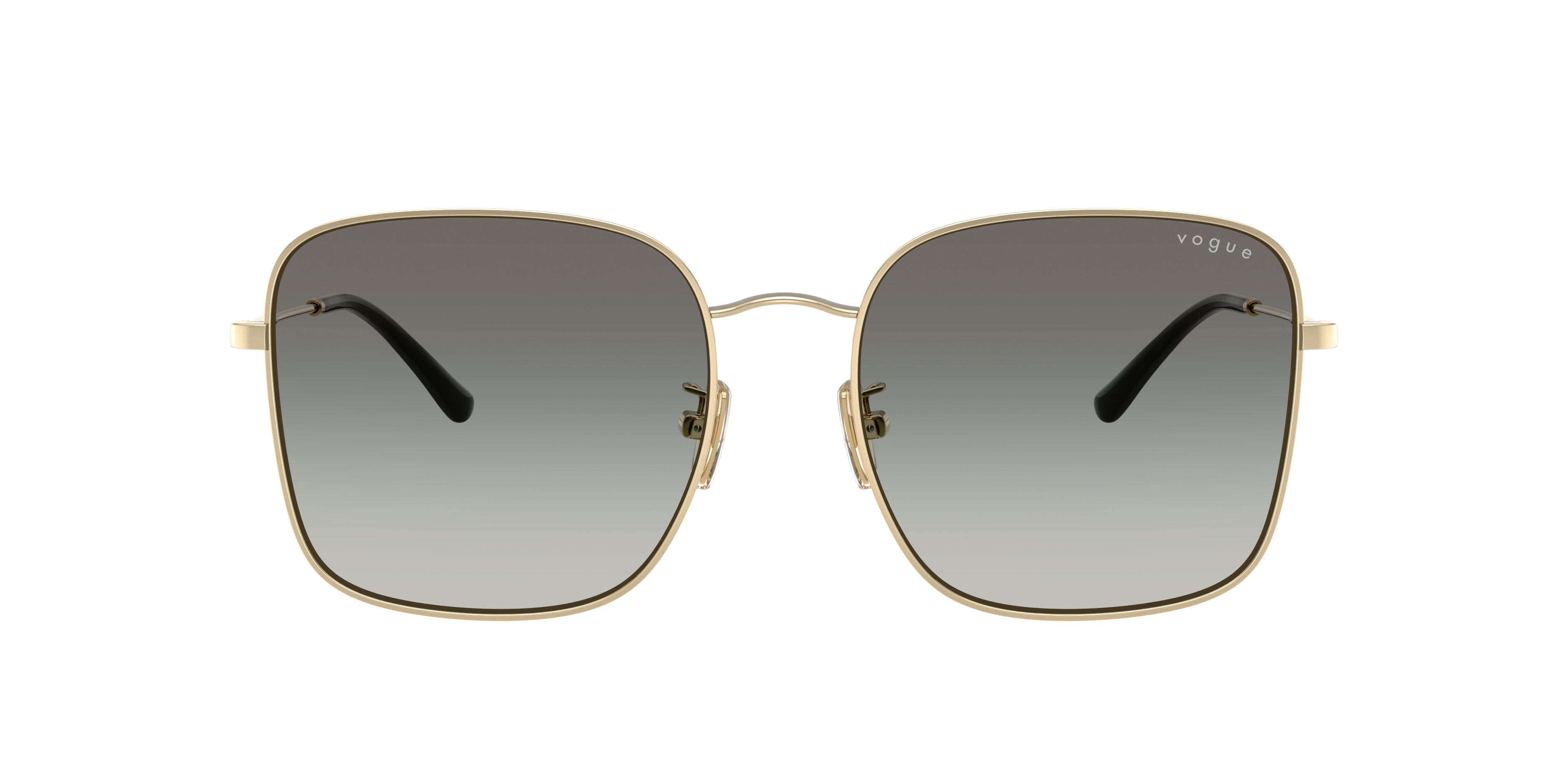 Vogue Eyewear VO4327SD in Pale Gold, front view #Colour_Pale Gold