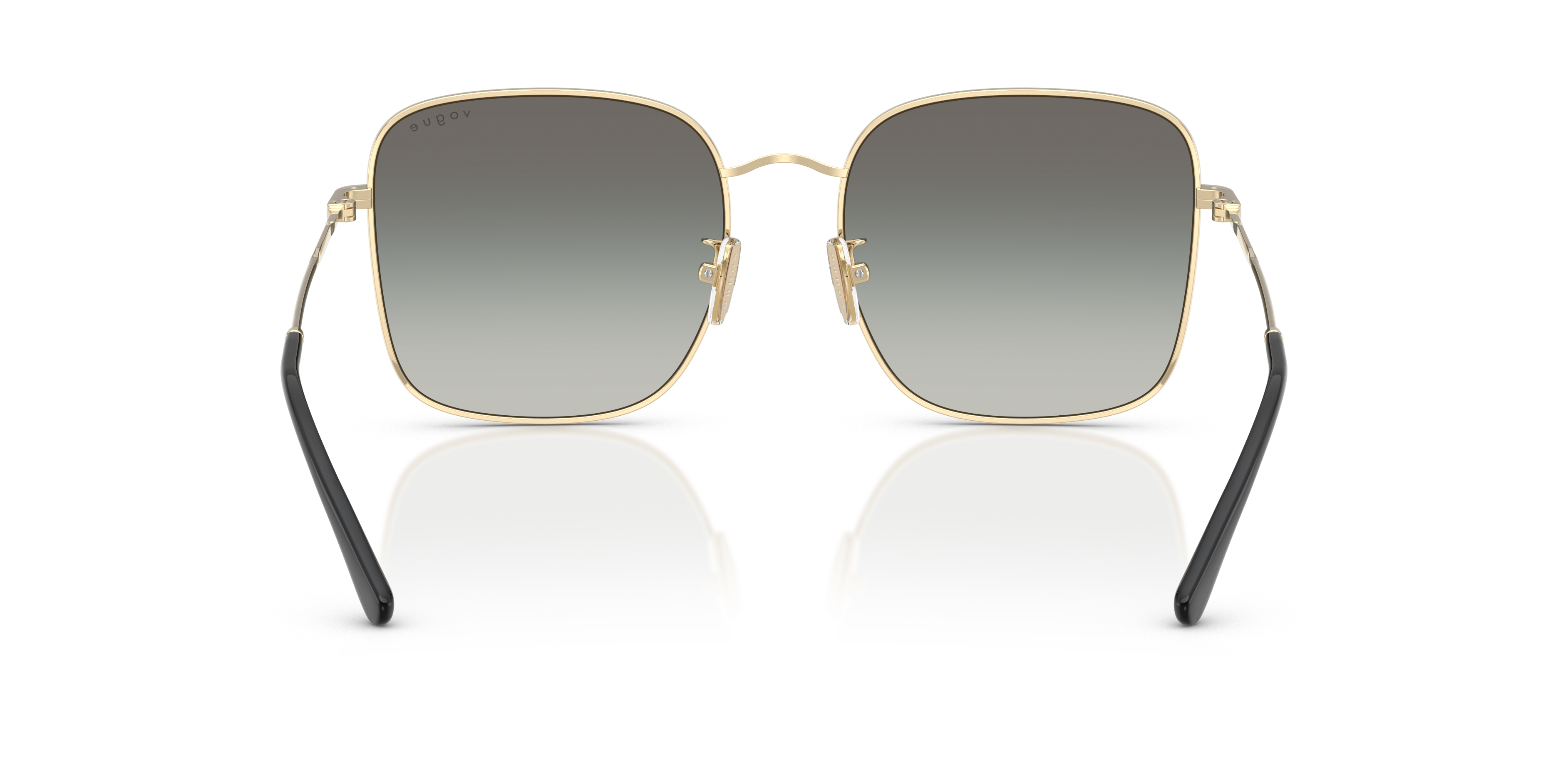 Vogue Eyewear VO4327SD in Pale Gold, back view #Colour_Pale Gold