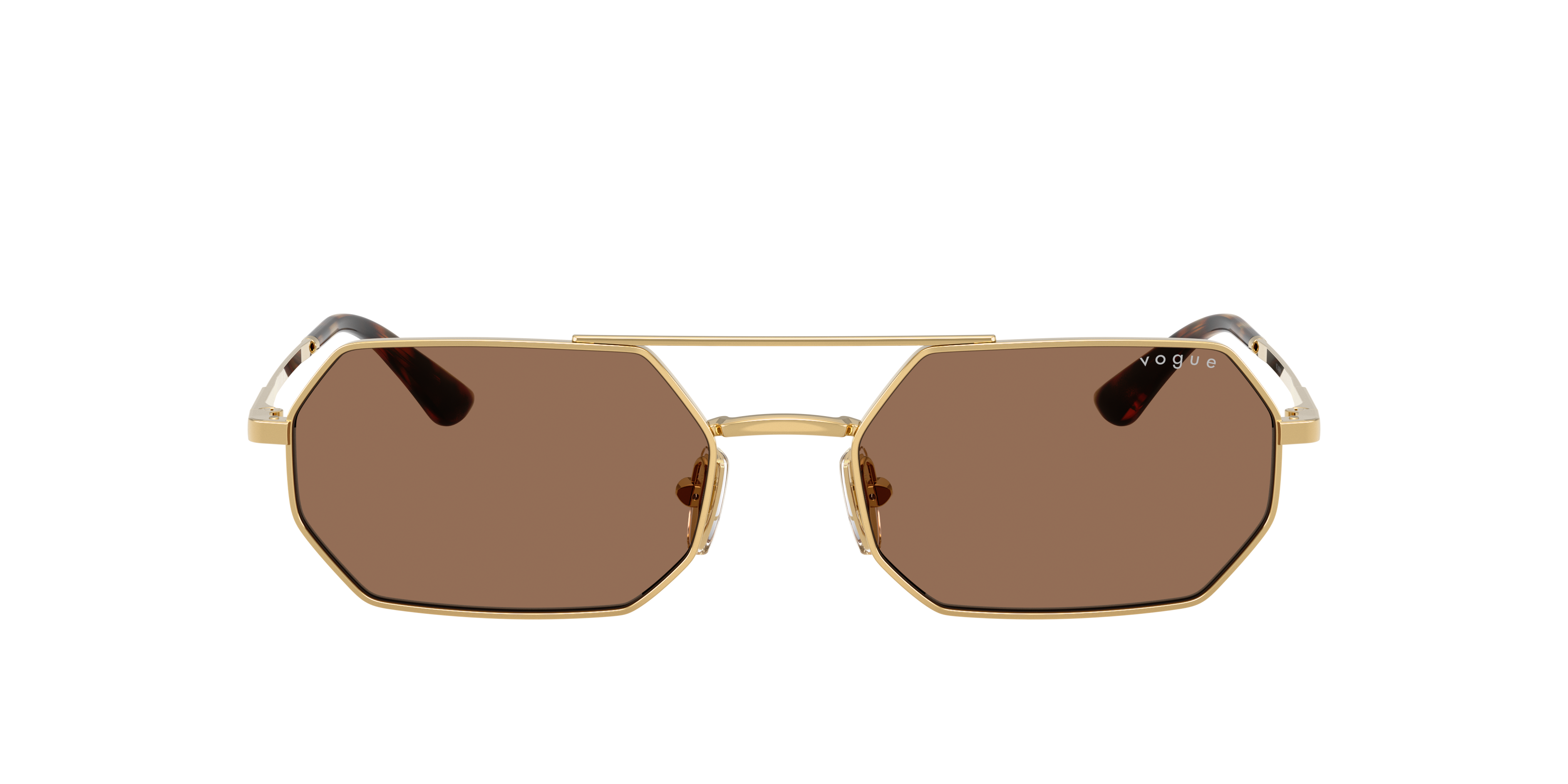 Vogue Eyewear VO4329S in Gold, front view #Colour_Gold