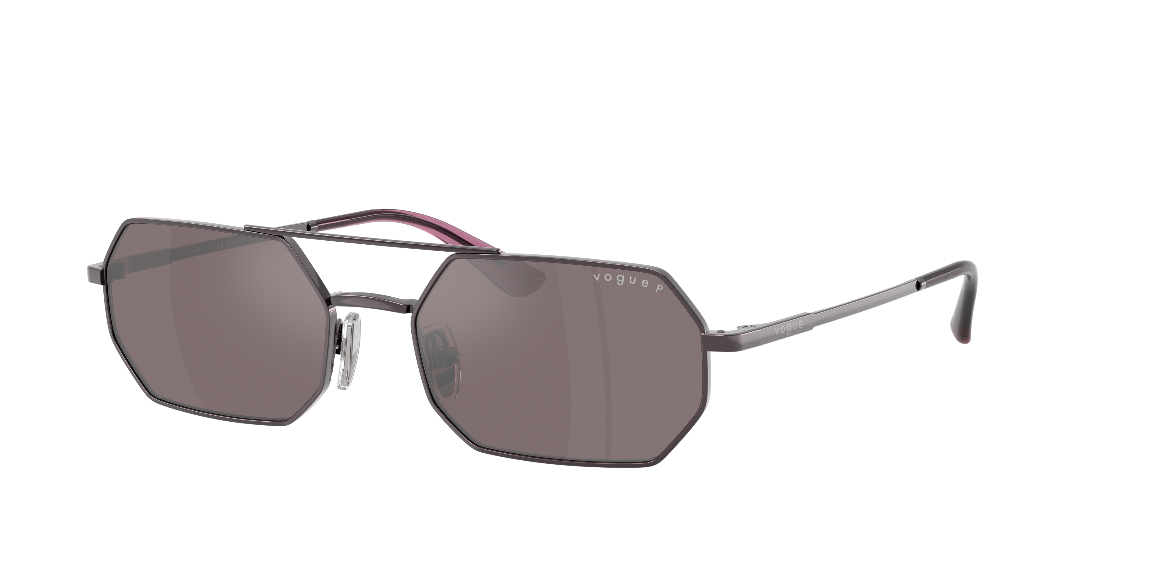 Vogue Eyewear VO4329S in Light Violet, three-quarter view #Colour_Light Violet