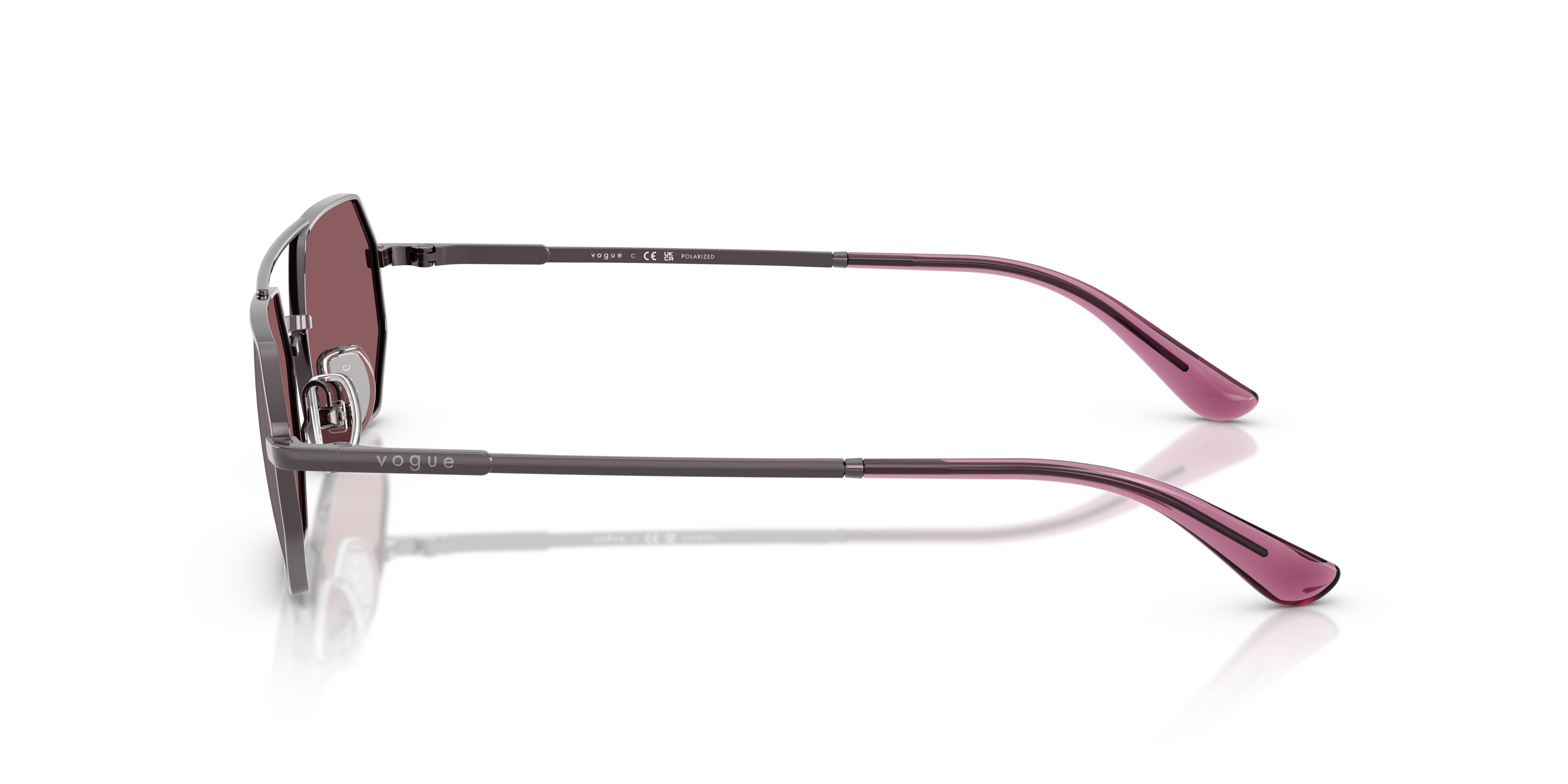 Vogue Eyewear VO4329S in Light Violet, side view #Colour_Light Violet
