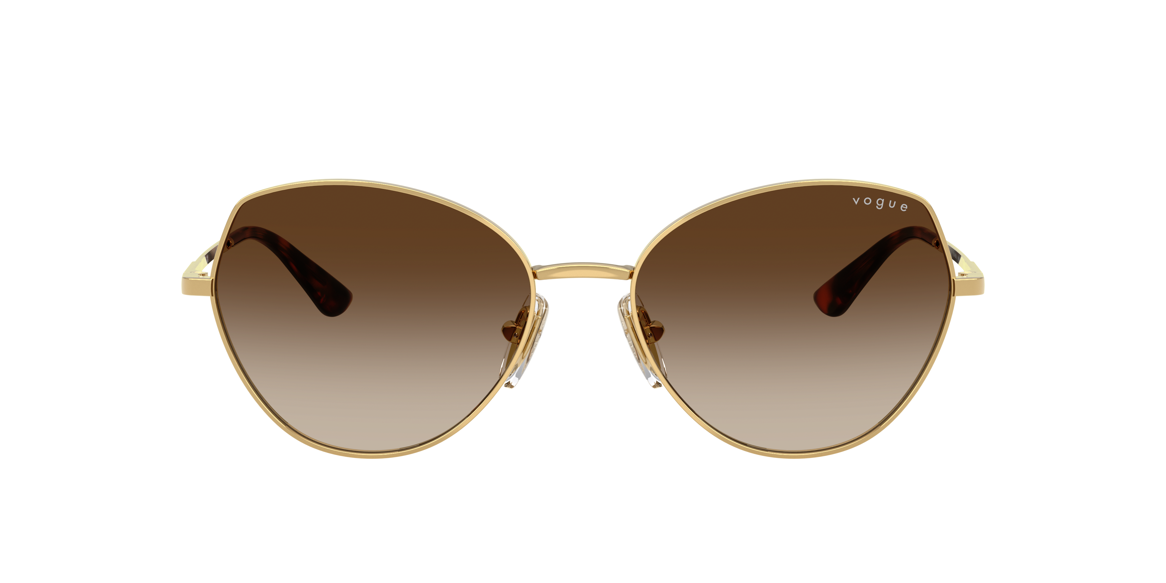 Vogue Eyewear VO4330S in Gold, front view #Colour_Gold