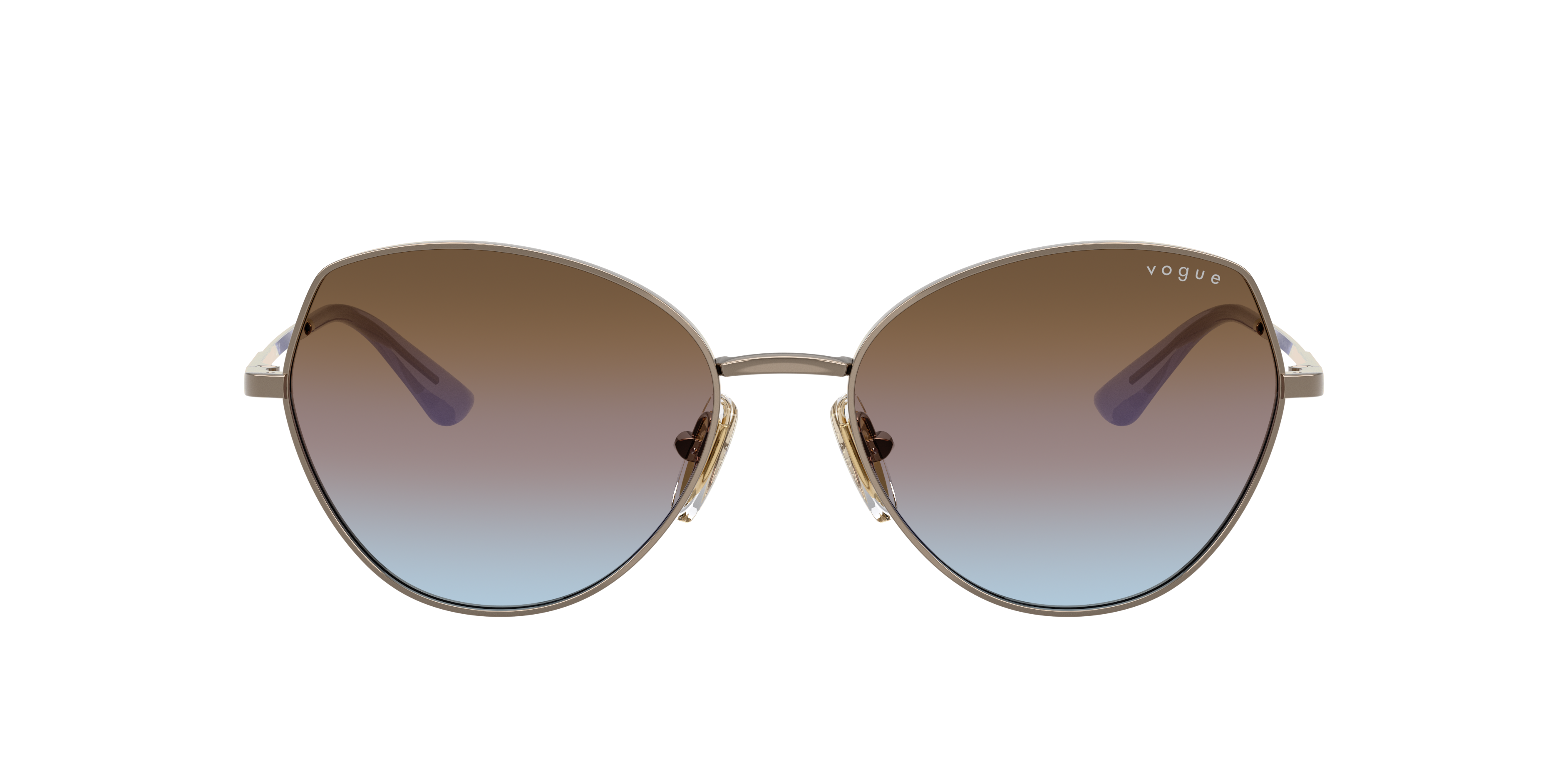 Vogue Eyewear VO4330S in Light Brown, front view #Colour_Light Brown