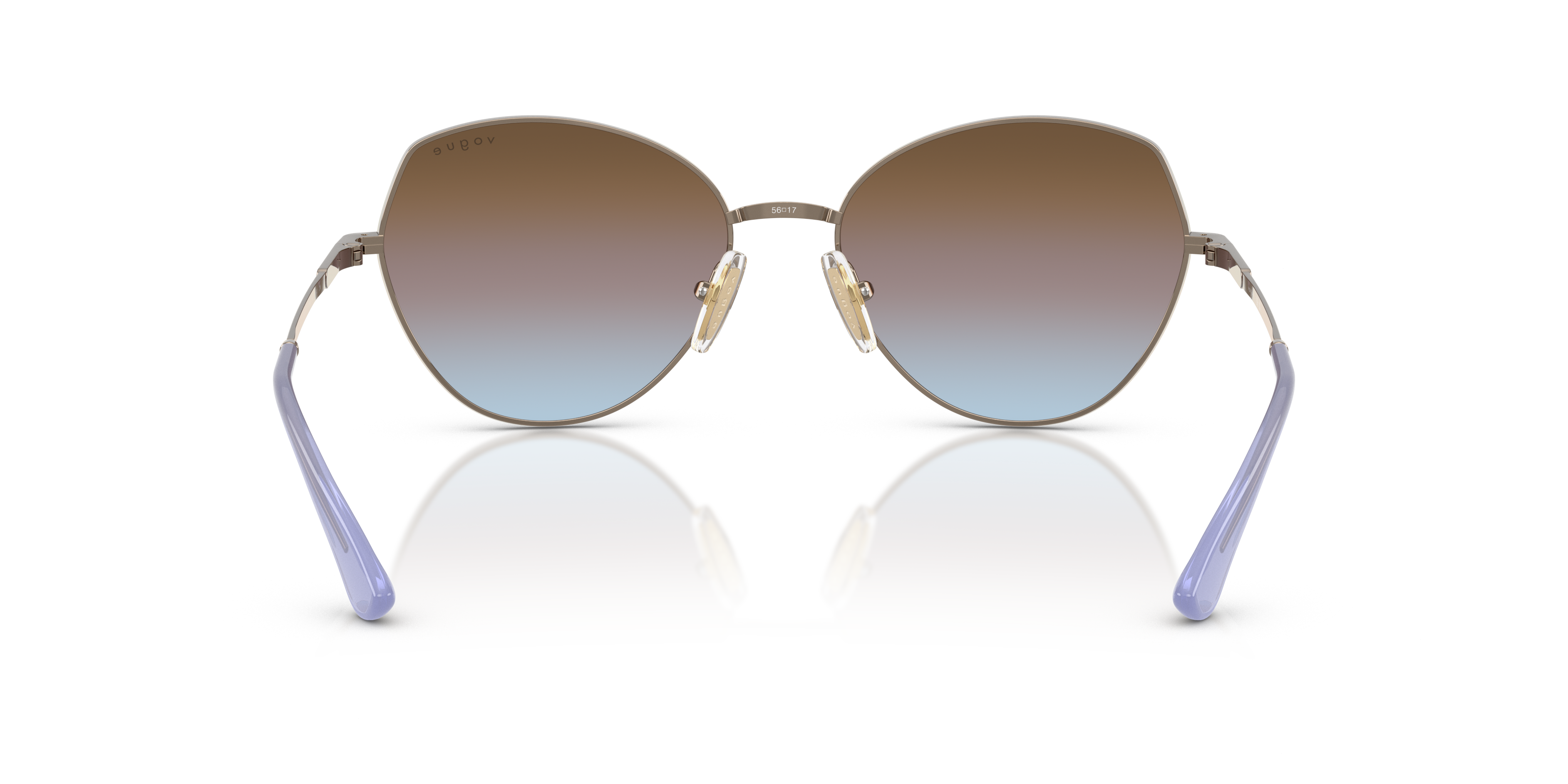 Vogue Eyewear VO4330S in Light Brown, back view #Colour_Light Brown