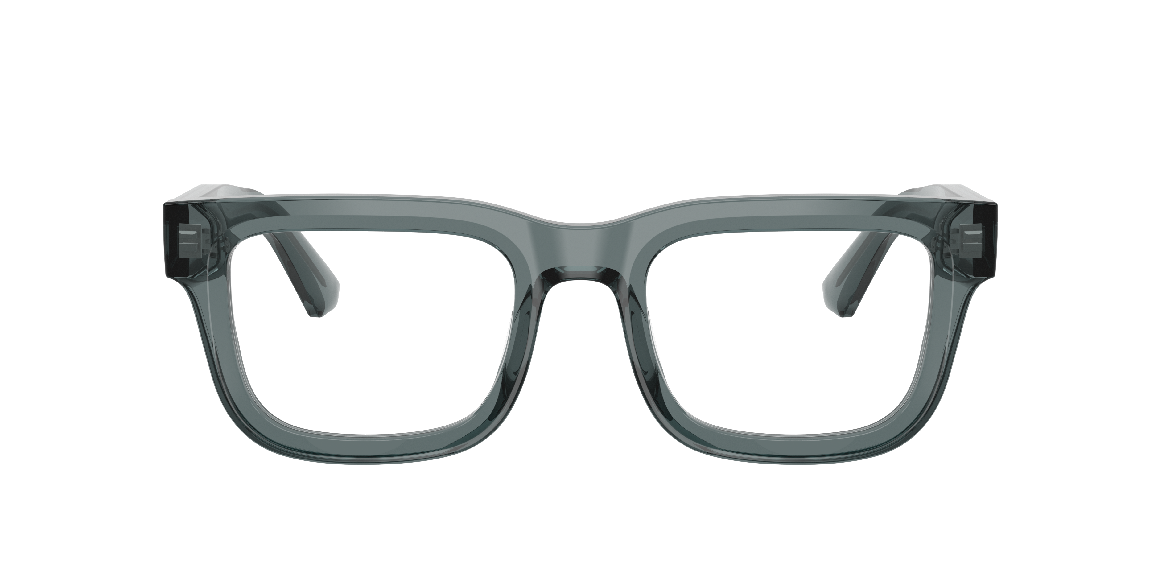 Emporio Armani EA3279 Shiny Transparent Grey, front view #Colour_Shiny Transparent Grey (6364)
