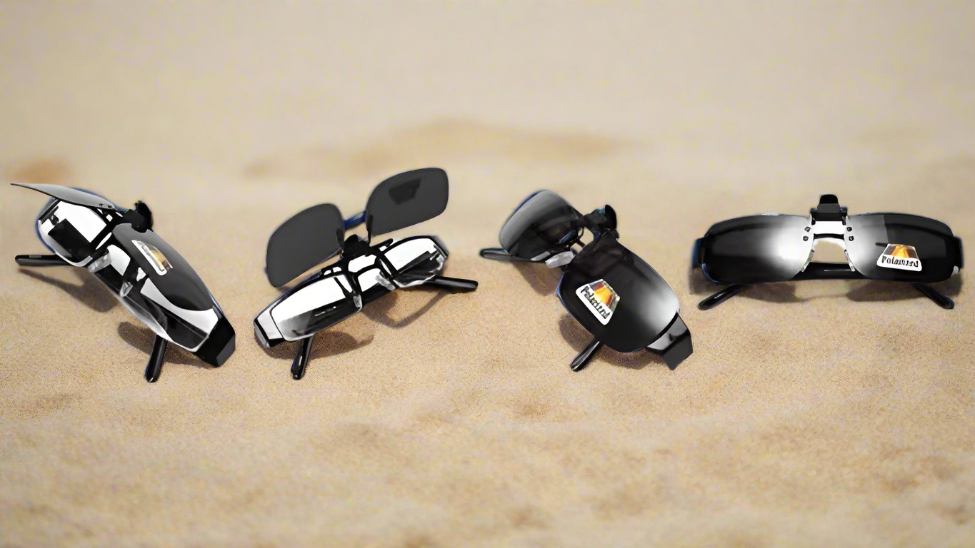 Clip-On Flip-Up Polarised Sunglasses