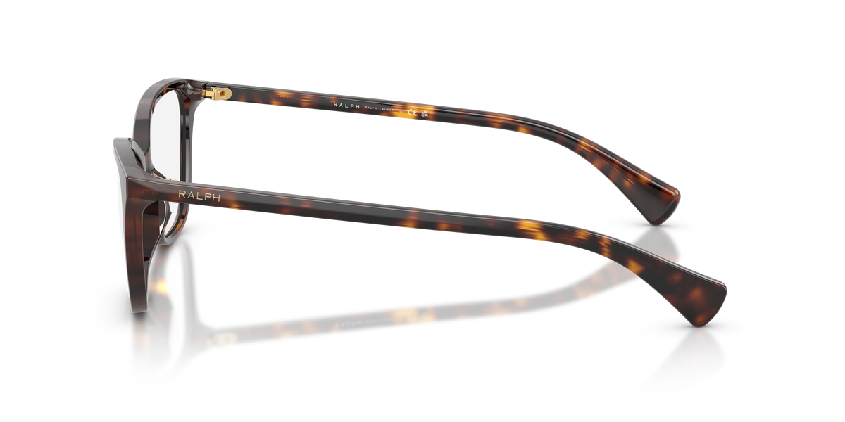 Ralph by Ralph Lauren RA7190U in Shiny Dark Havana, side view #Colour_Shiny Dark Havana (5003)