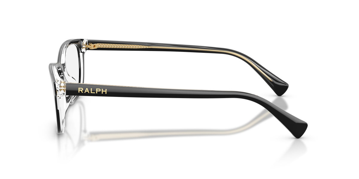 Ralph by Ralph Lauren RA7194U in Black/Transparent, side view #Colour_Black/Transparent (6297)