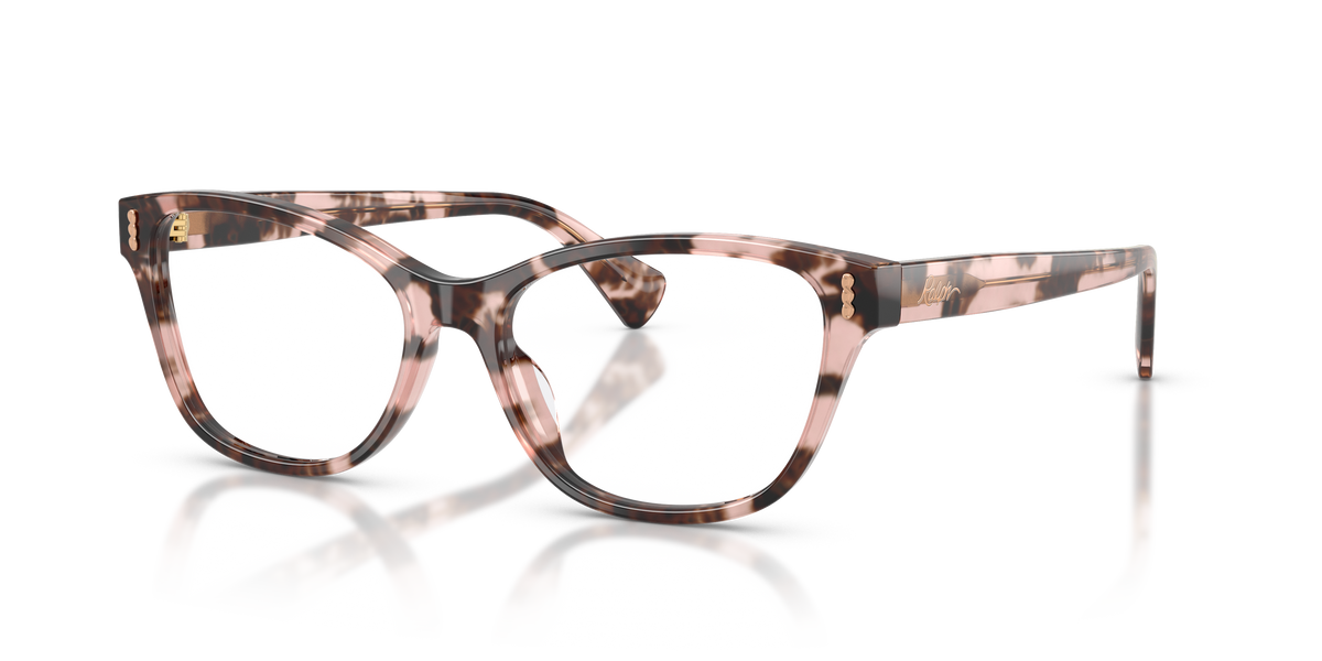 Ralph by Ralph Lauren RA7195U in Pink Havana, three-quarter view #Colour_Pink Havana (6058)