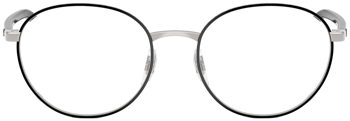 Ray-Ban RB6538D in Black On Silver, front view #Colour_Black On Silver (2861)