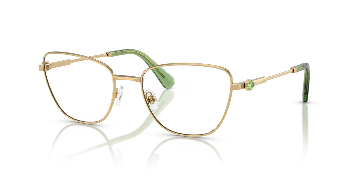 Swarovski SK1018 in Gold, three-quarter view #Colour_Gold (4017)