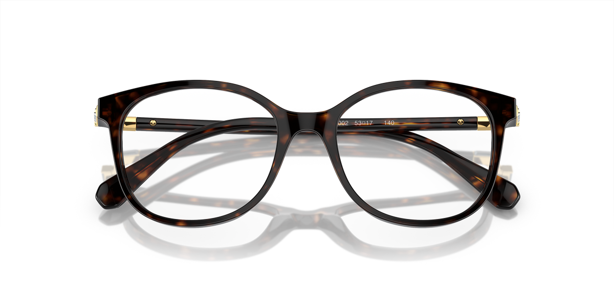 Swarovski SK2002 in Havana, front detail view #Colour_Havana (1002)