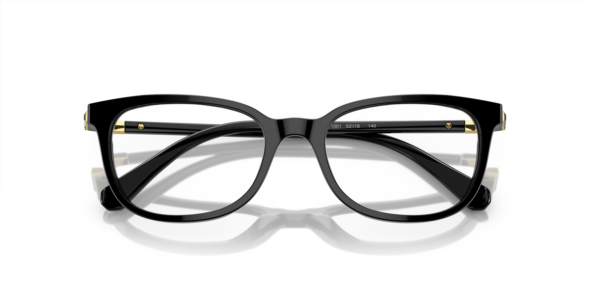 Swarovski SK2003 in Black, front detail view #Colour_Black (1001)
