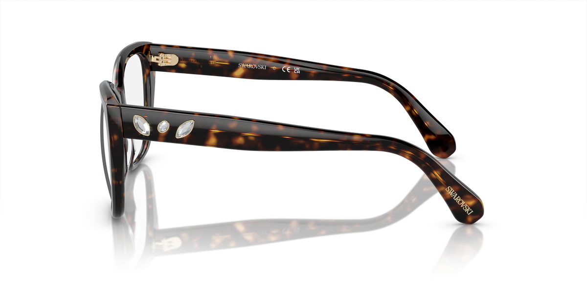 Swarovski SK2008 in Havana, side view #Colour_Havana (1002)