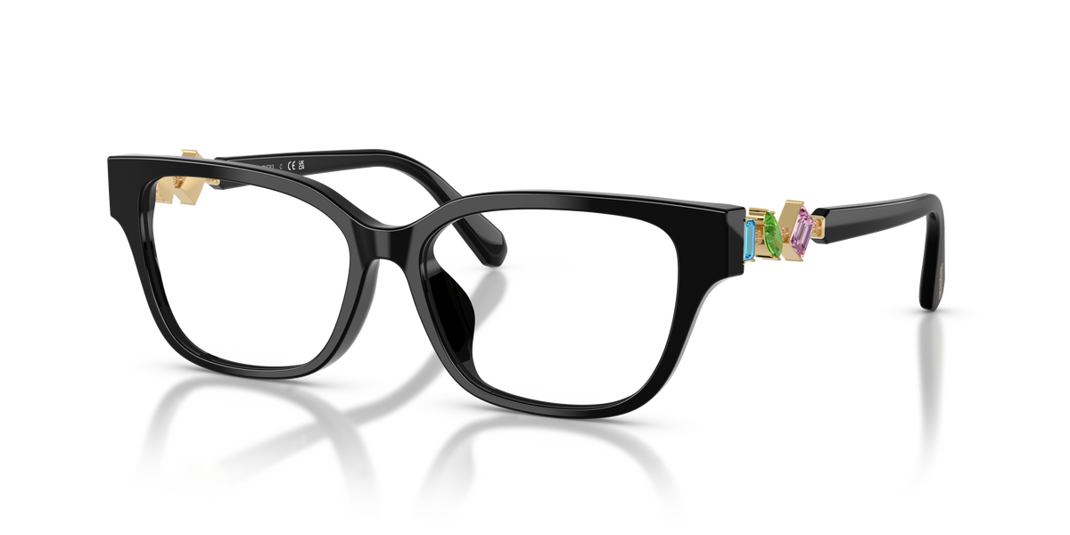 Swarovski SK2049D in Black, three-quarter view #Colour_Black (1001)