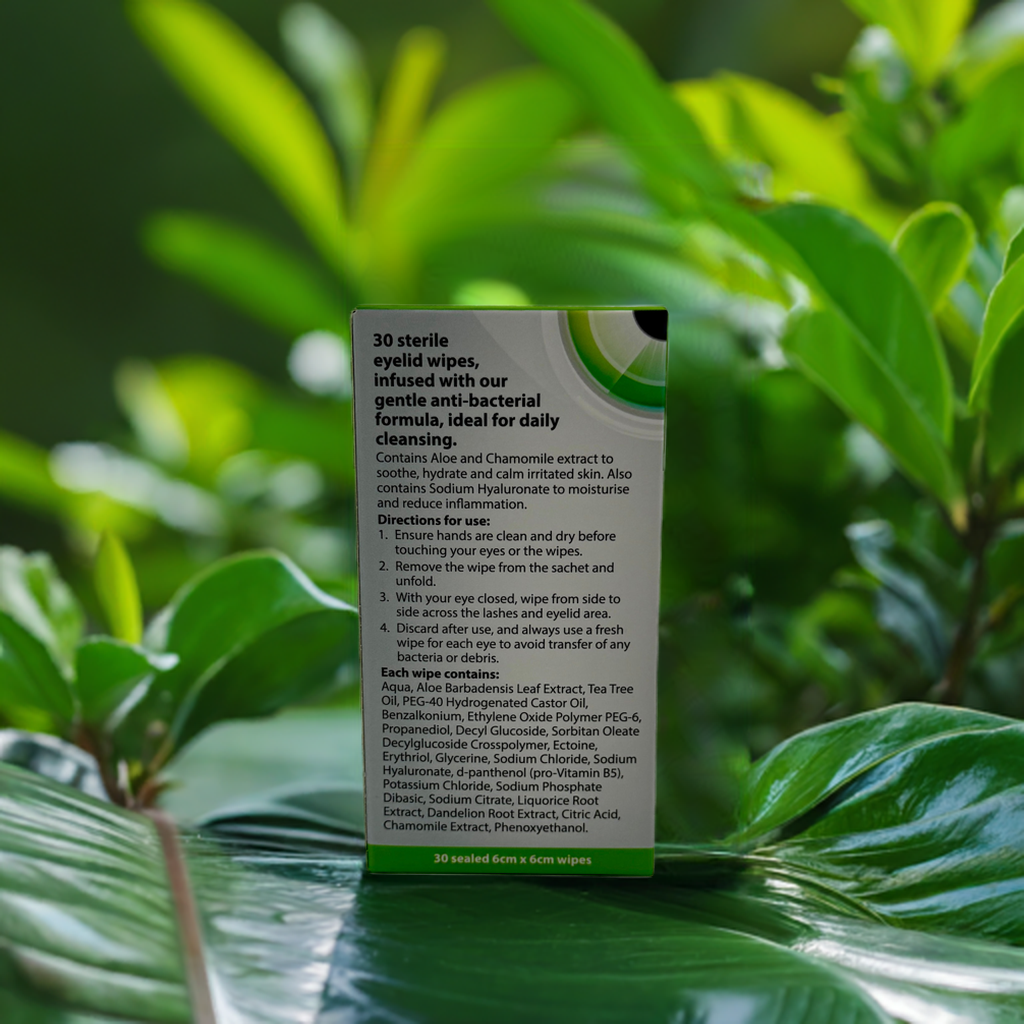 Tea Tree Oil Eyelid Wipes - TOTAL EYEWEAR