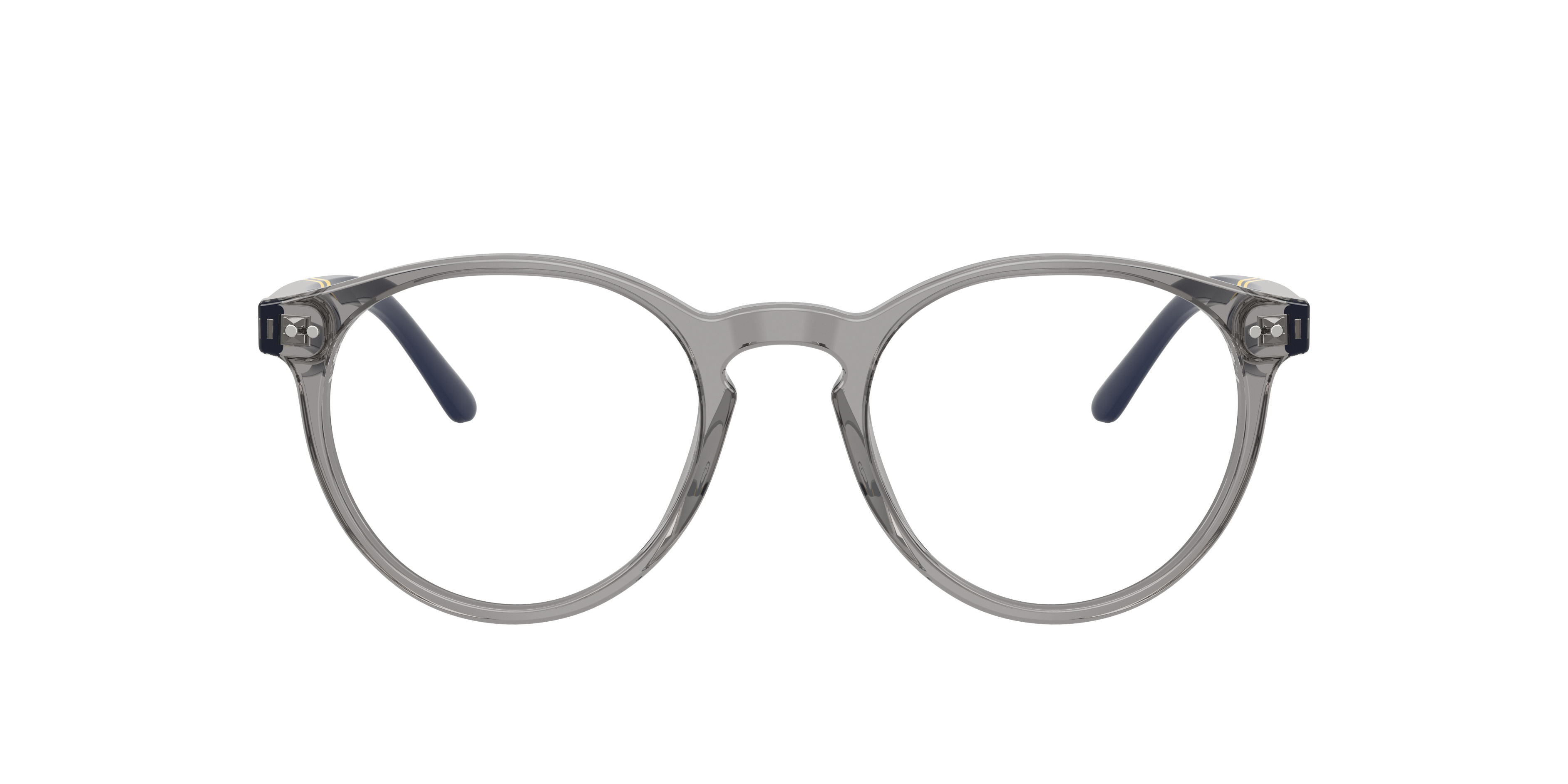 Polo by Ralph Lauren PH2297 - Shiny Transparent Grey, front view #Colour_Shiny Transparent Grey