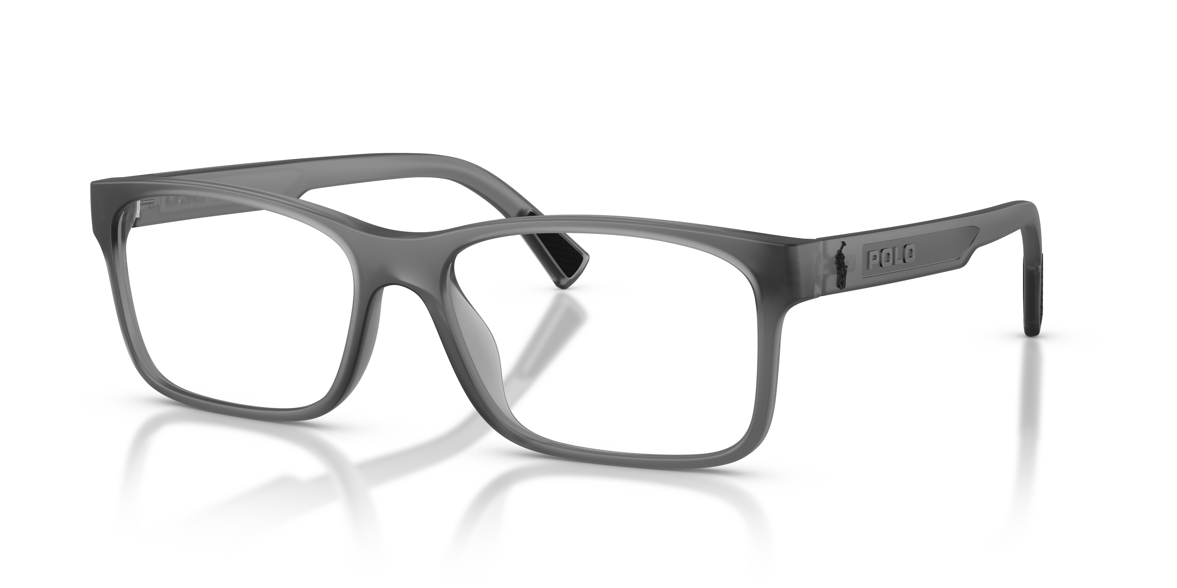 Polo by Ralph Lauren PH2301U - Matte Transparent Grey, back view #Colour_Matte Transparent Grey