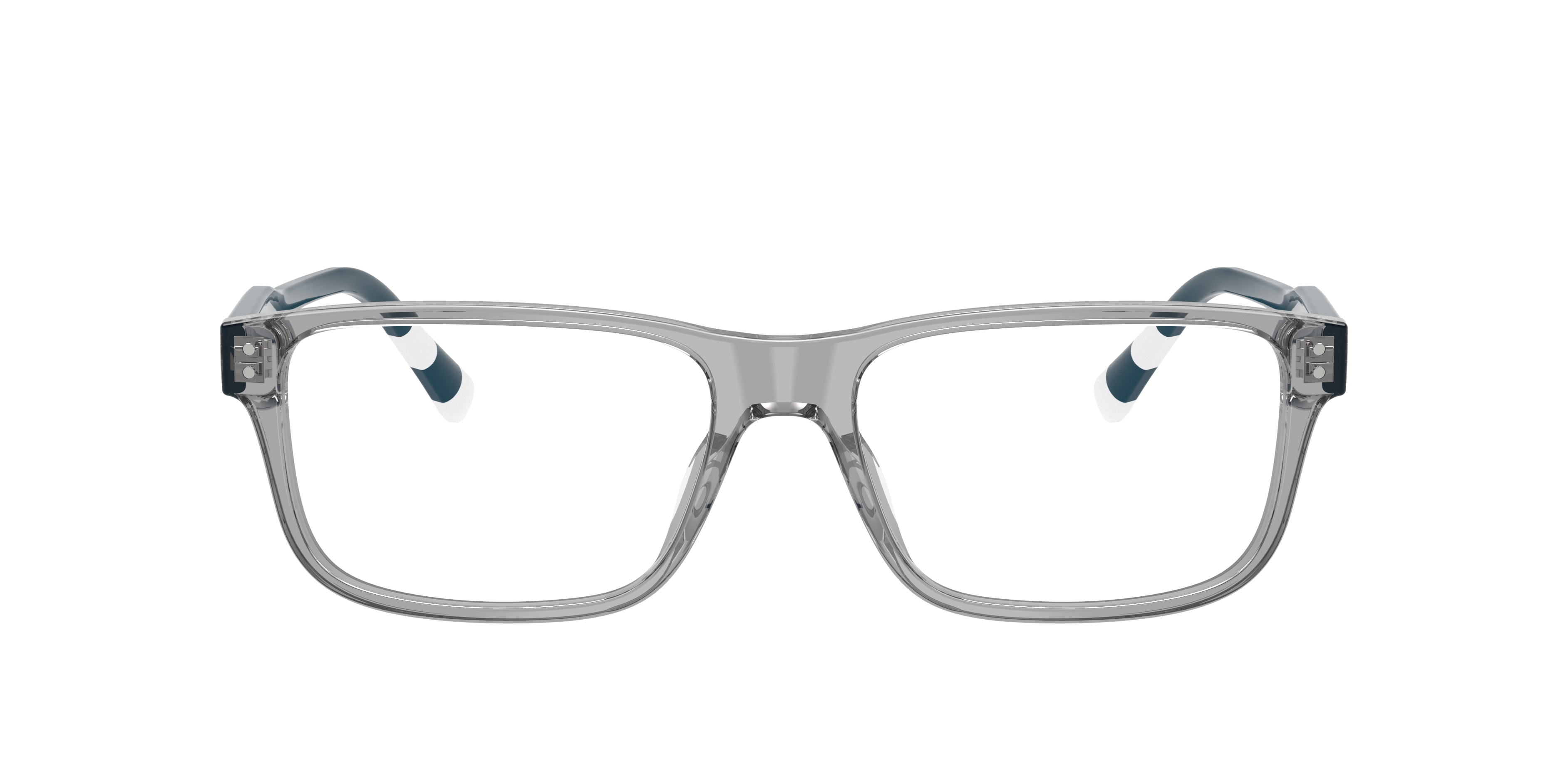 Polo by Ralph Lauren PH2302U - Shiny Transparent Grey, front view #Colour_Shiny Transparent Grey